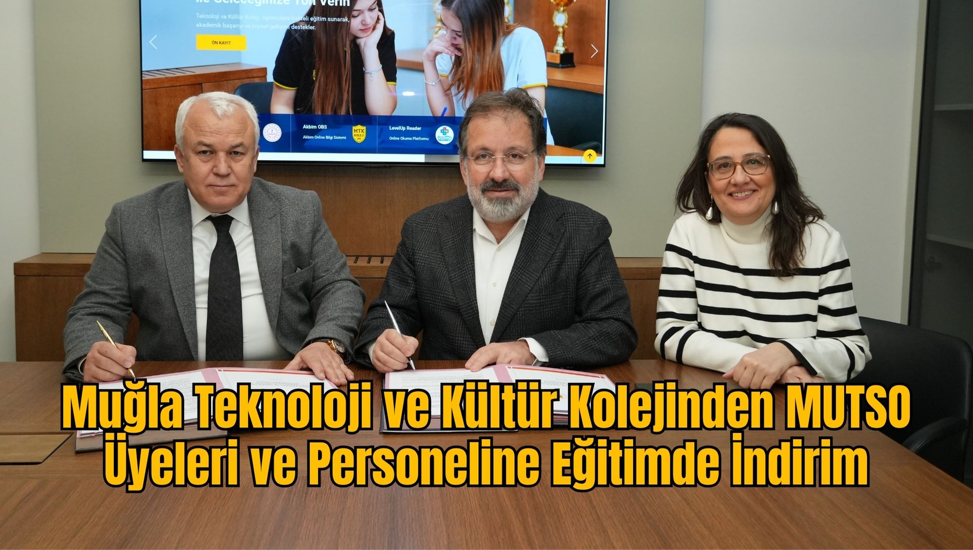 Muğla Teknoloji ve Kültür Kolejinden MUTSO Üyeleri ve Personeline Eğitimde İndirim