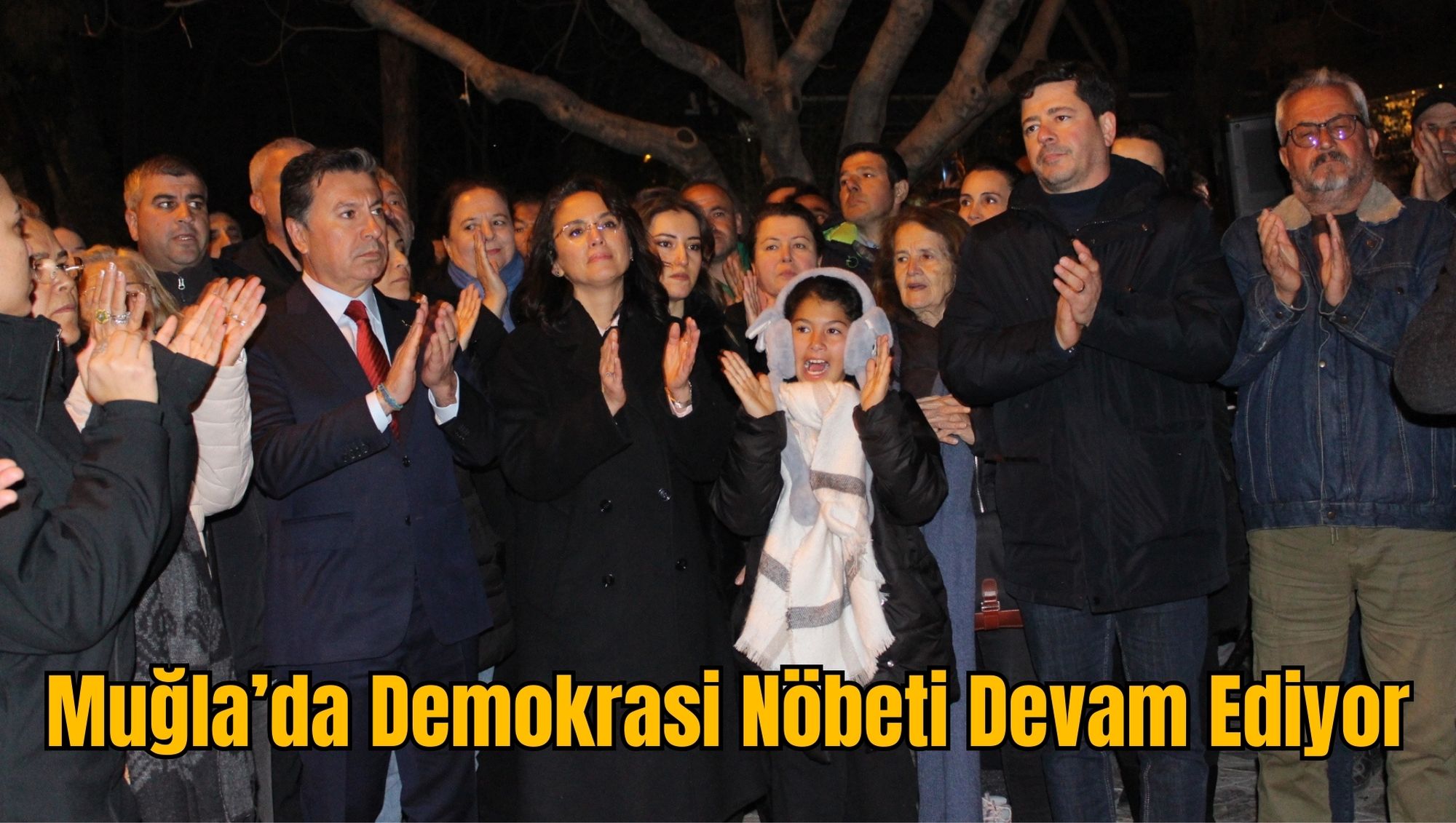 Muğla’da Demokrasi Nöbeti Devam Ediyor