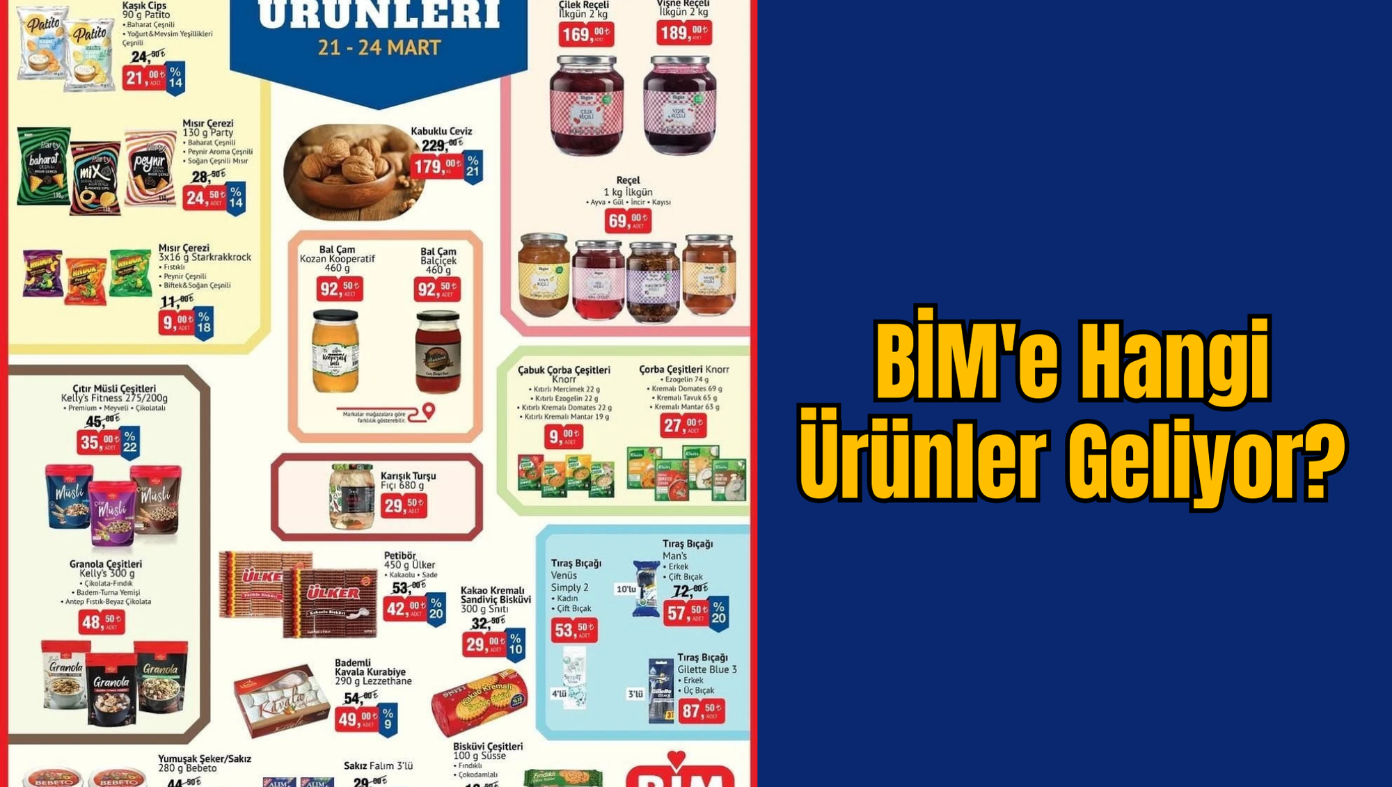 BİM'e Hangi Ürünler Geliyor?