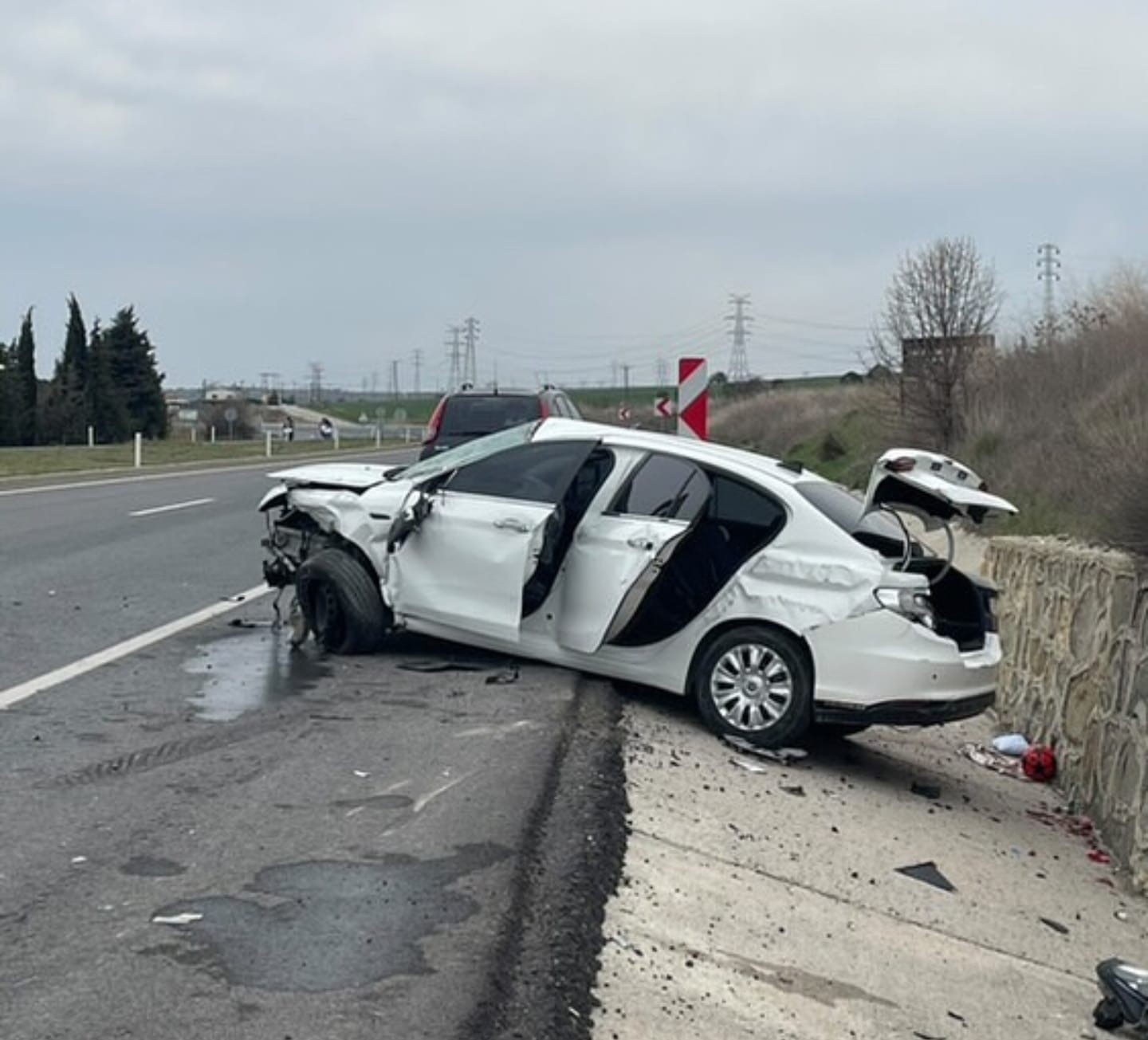 İki araç çarpıştı: 7 yaralı