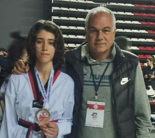 Taekwondo sporcusu Koparan Türkiye üçüncüsü oldu