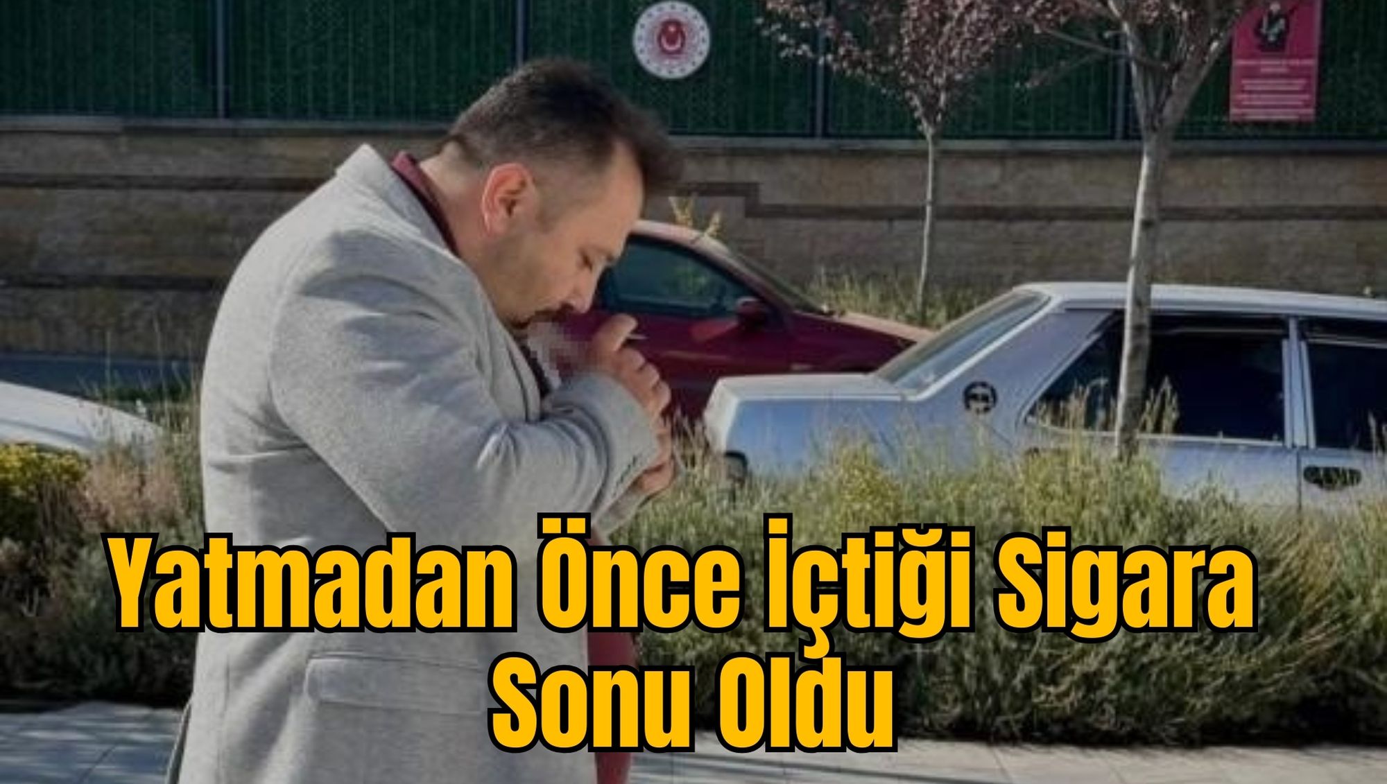 Yatmadan Önce İçtiği Sigara Sonu Oldu
