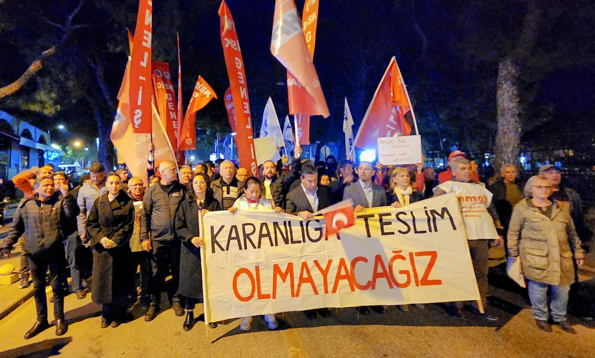 Muğla’da Demokrasi  Yürüyüşü