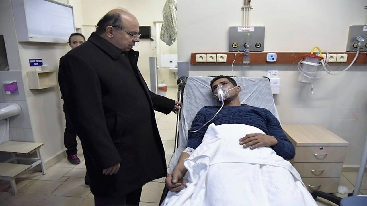 Vali’den Yaralılara Ziyaret