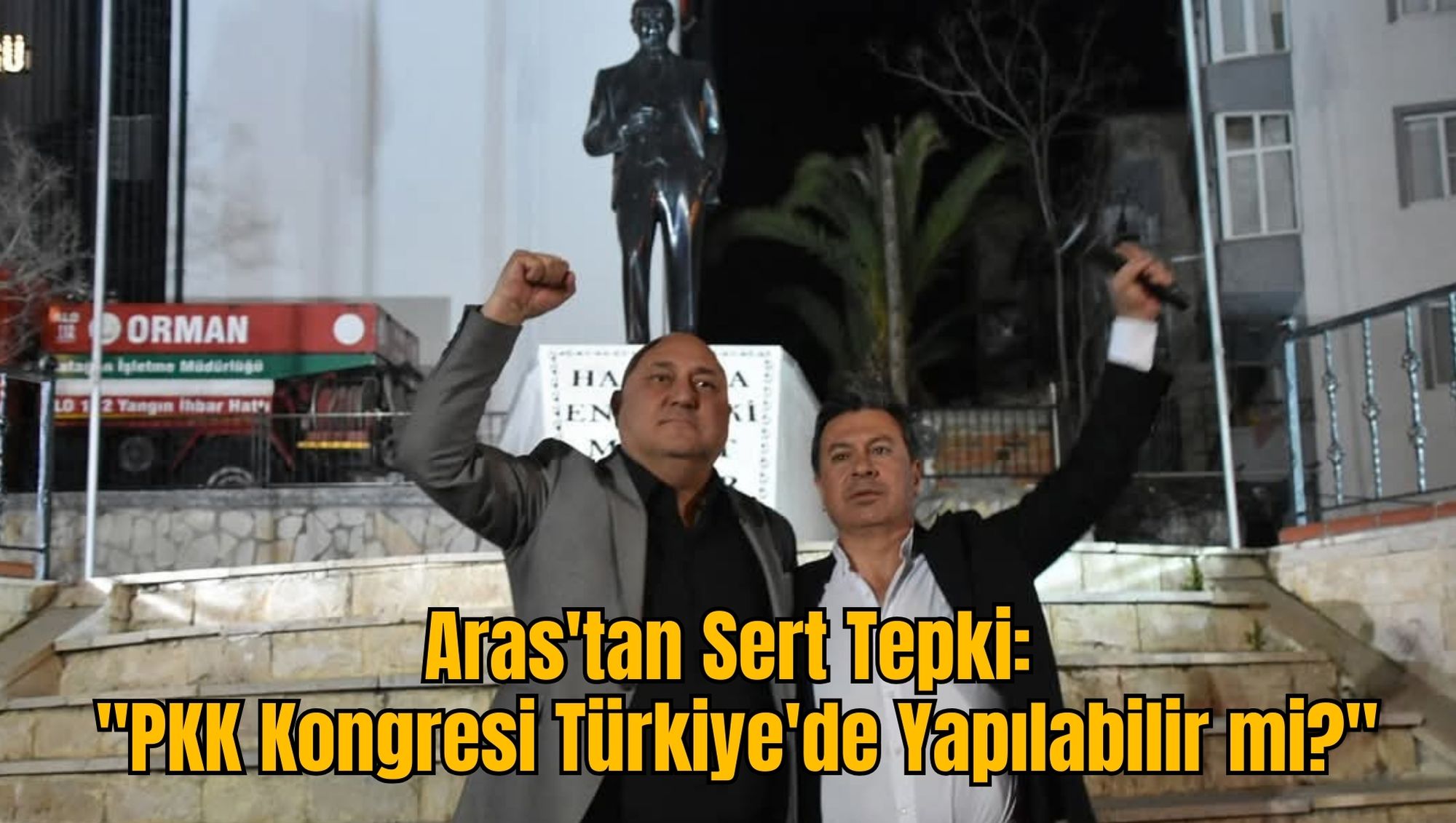 Aras'tan Sert Tepki: 