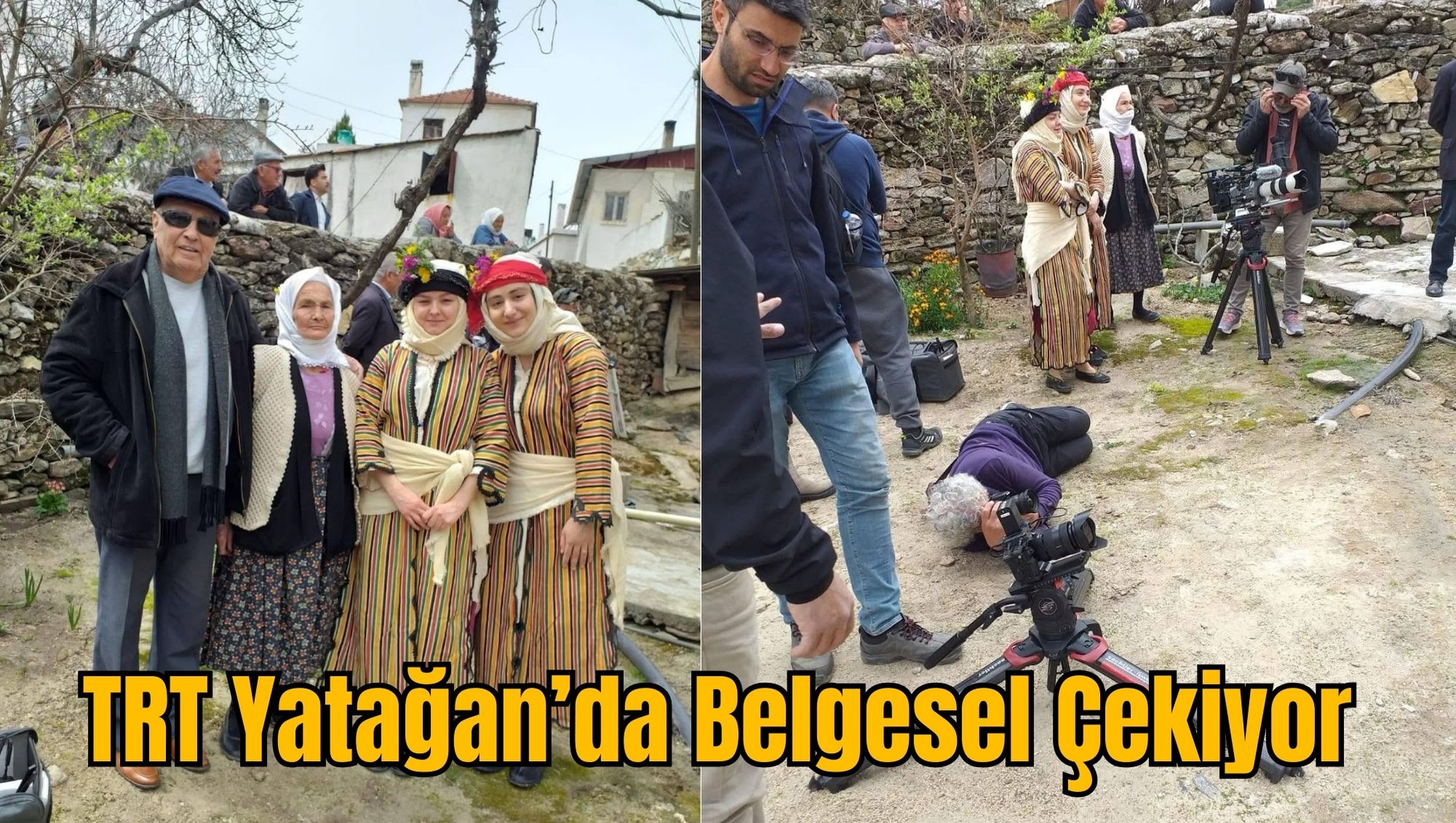 TRT Yatağan’da Belgesel Çekiyor