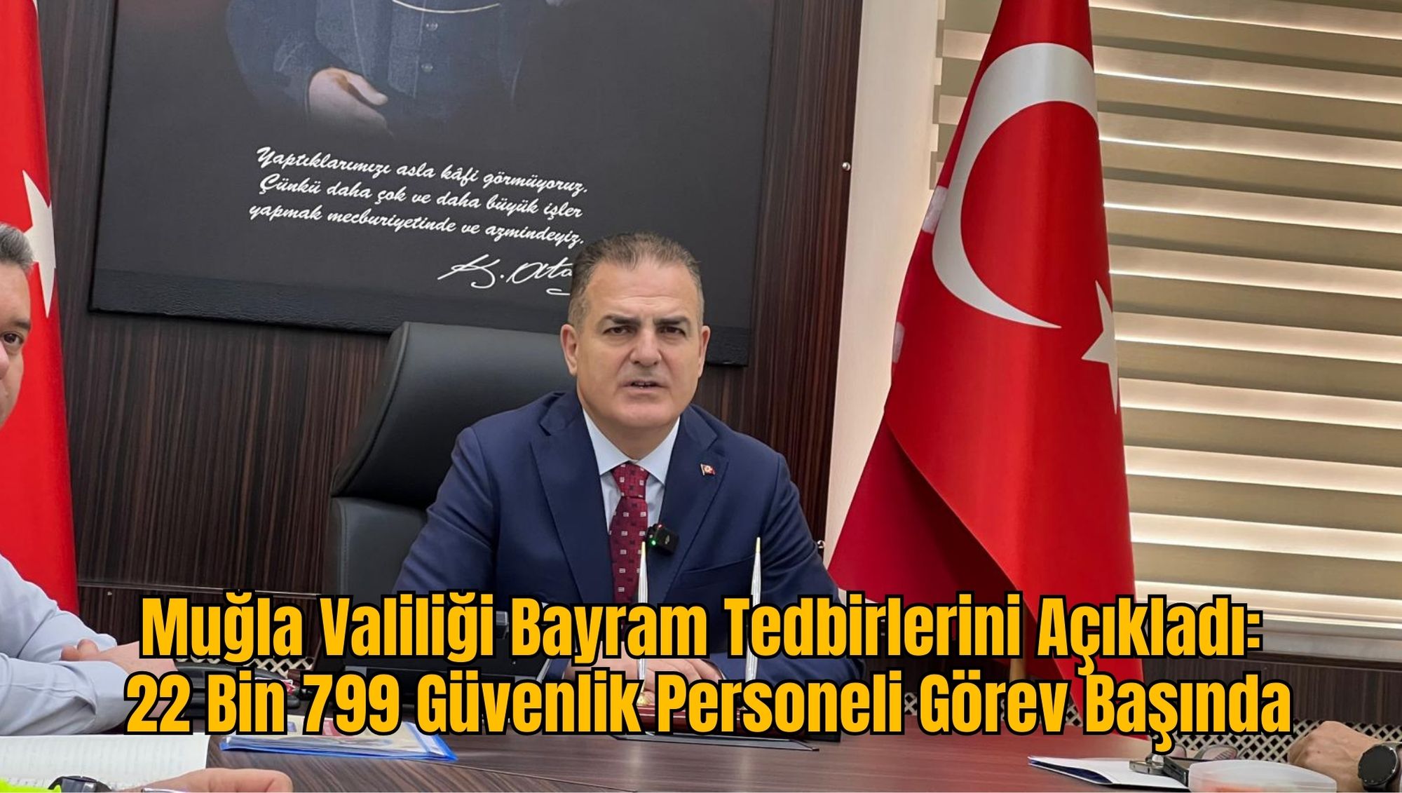 Muğla Valiliği Bayram Tedbirlerini Açıkladı: 22 Bin 799 Güvenlik Personeli Görev Başında