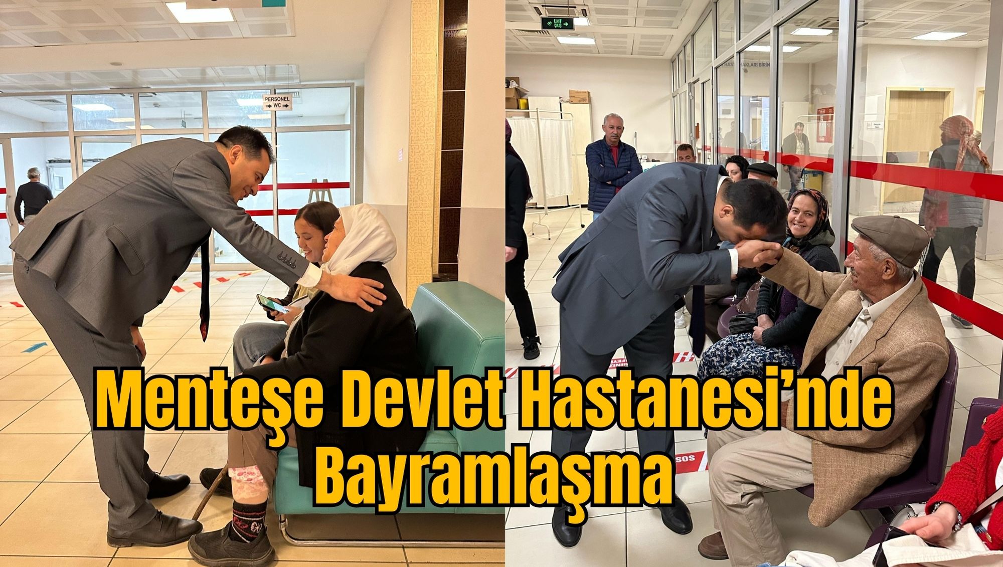 Menteşe Devlet Hastanesi’nde Bayramlaşma