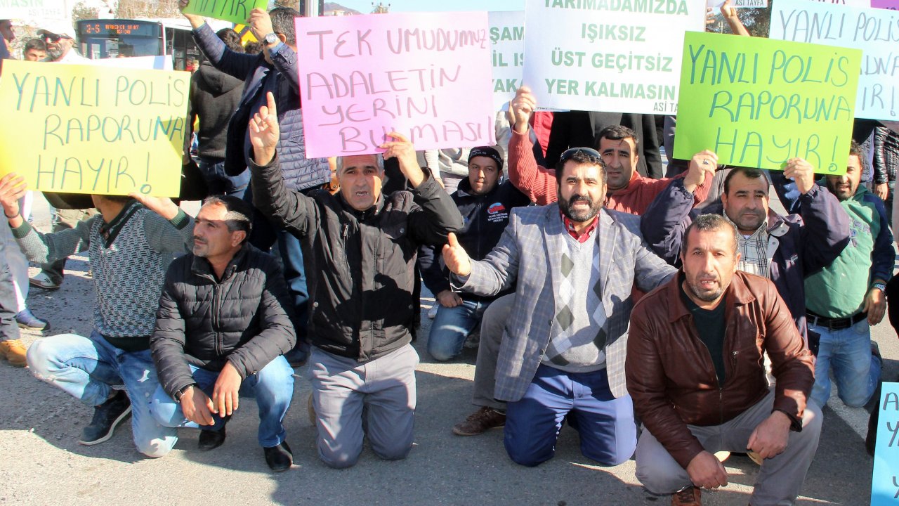 Aslı için yolu kapattılar