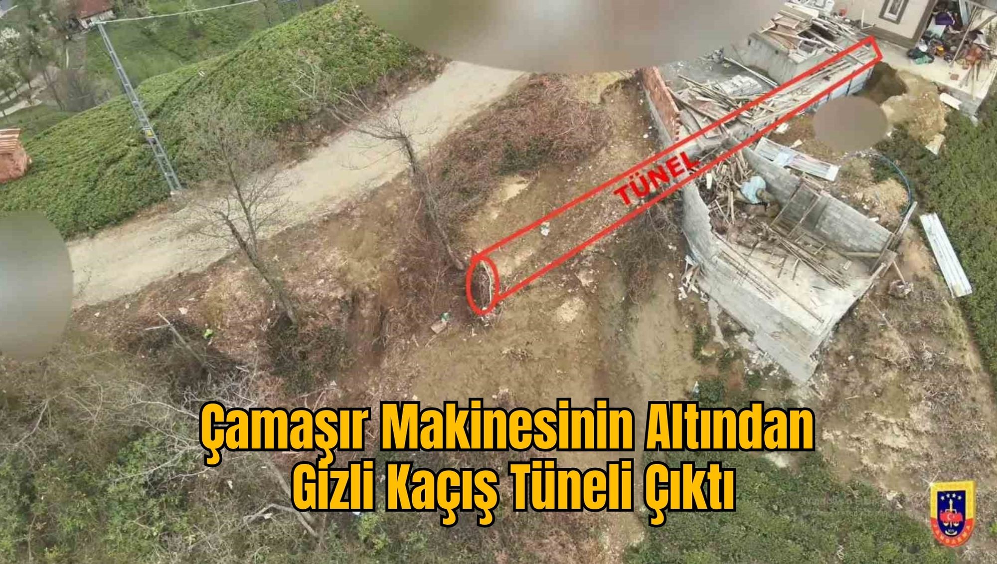Çamaşır Makinesinin Altından Gizli Kaçış Tüneli Çıktı