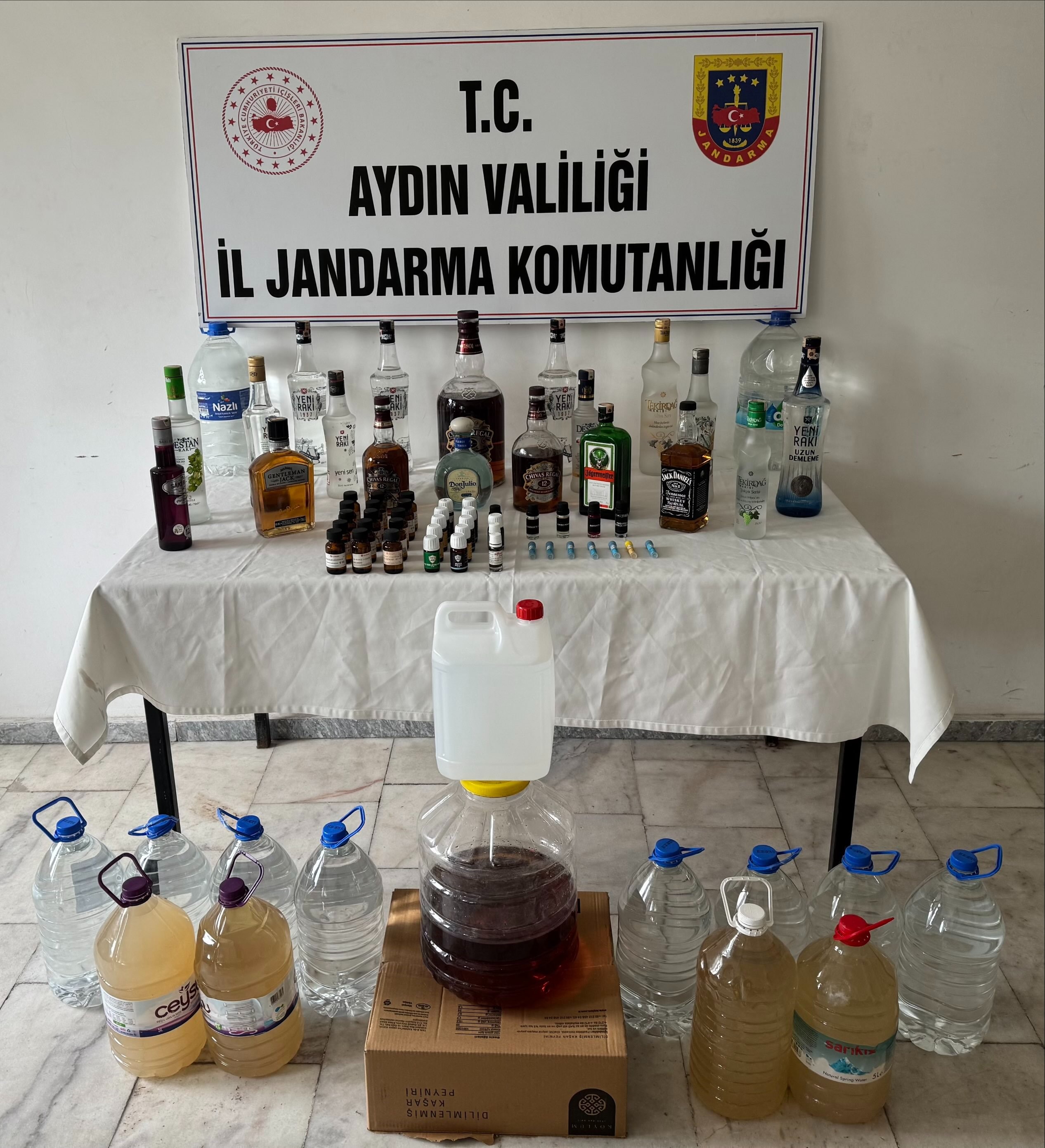 Sahte alkol satışı yapan şahıs yakalandı