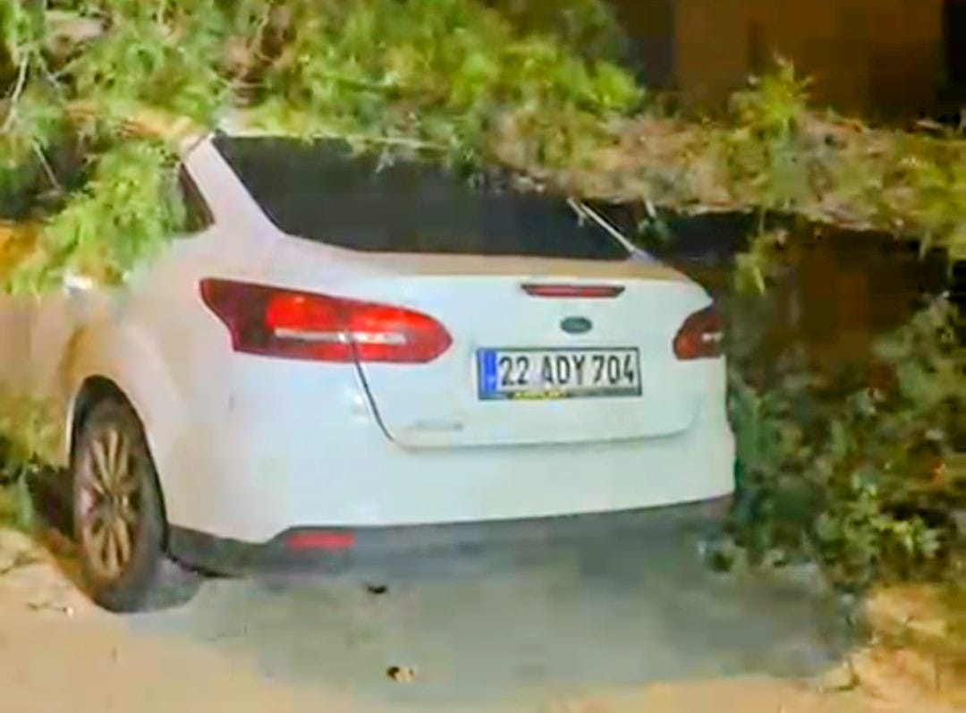 Milas'ta Şiddetli Fırtına Etkili Oluyor