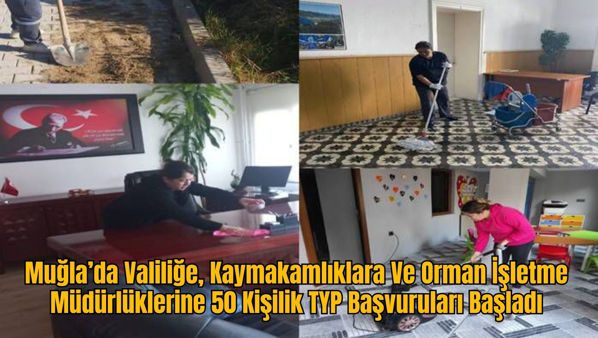 Muğla’da Valiliğe, Kaymakamlıklara Ve Orman İşletme Müdürlüklerine 50 Kişilik TYP Başvuruları Başladı