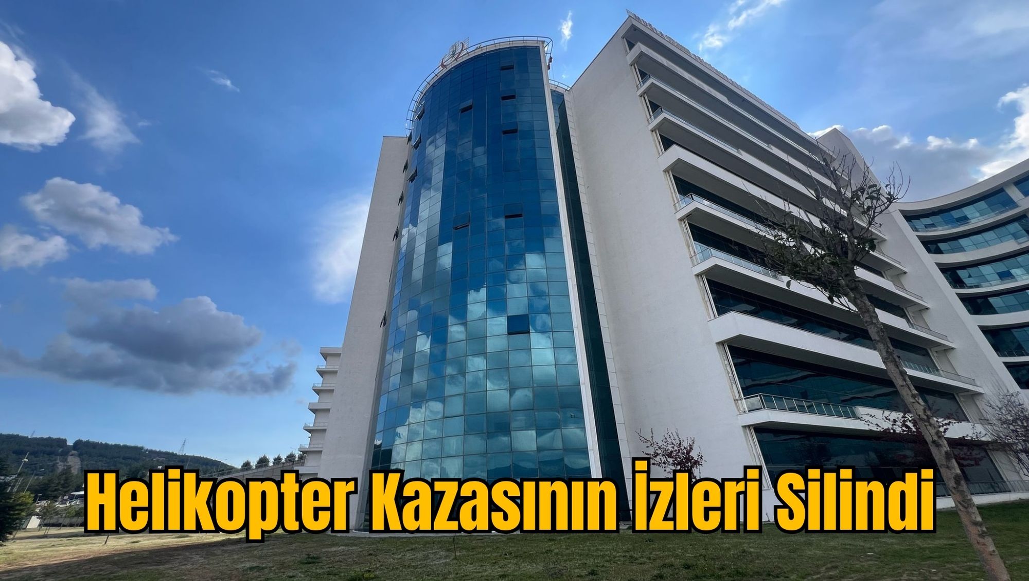 Helikopter Kazasının İzleri Silindi