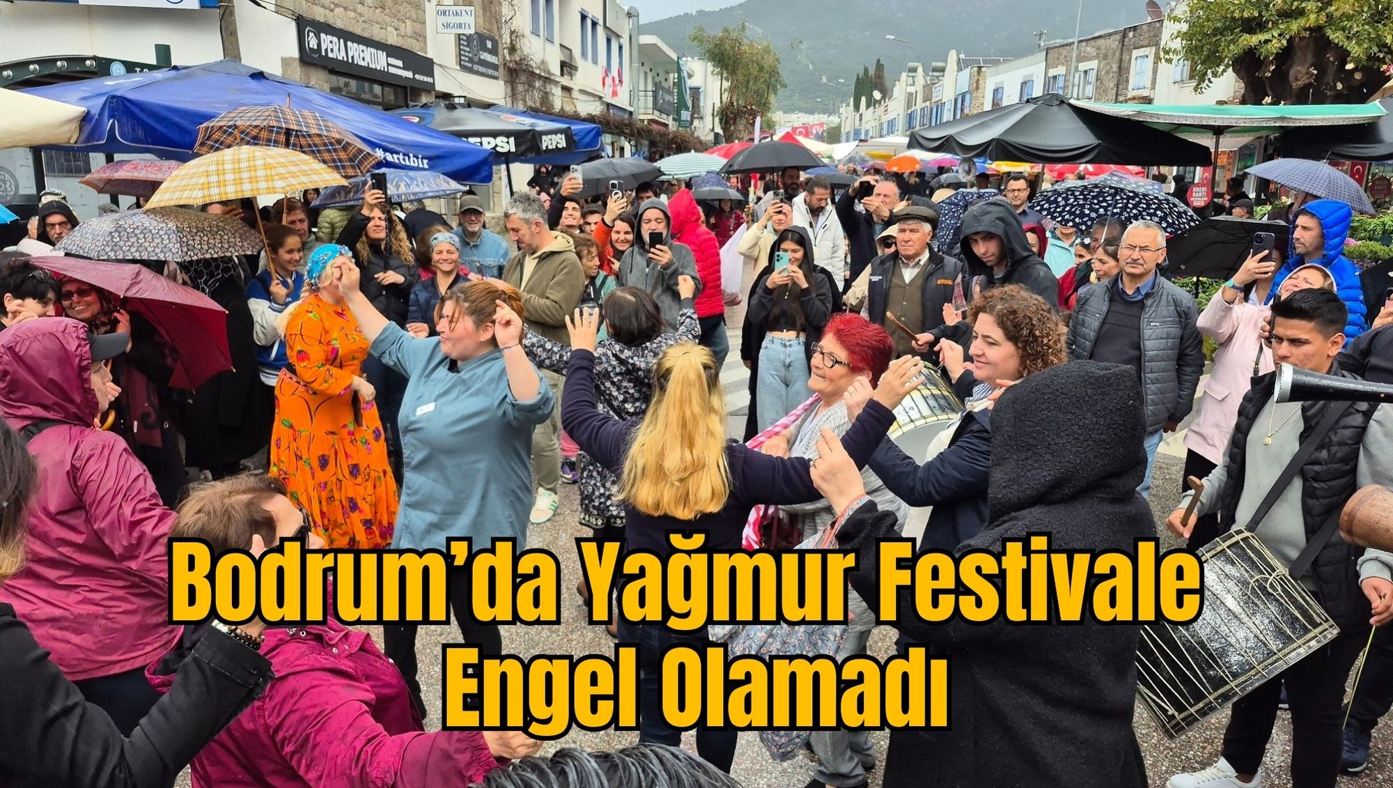 Bodrum’da Yağmur Festivale Engel Olamadı