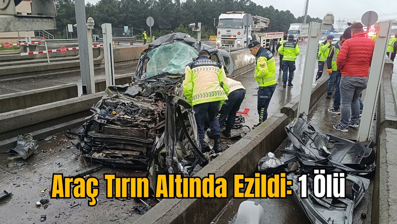 Araç Tırın Altında Ezildi: 1 Ölü