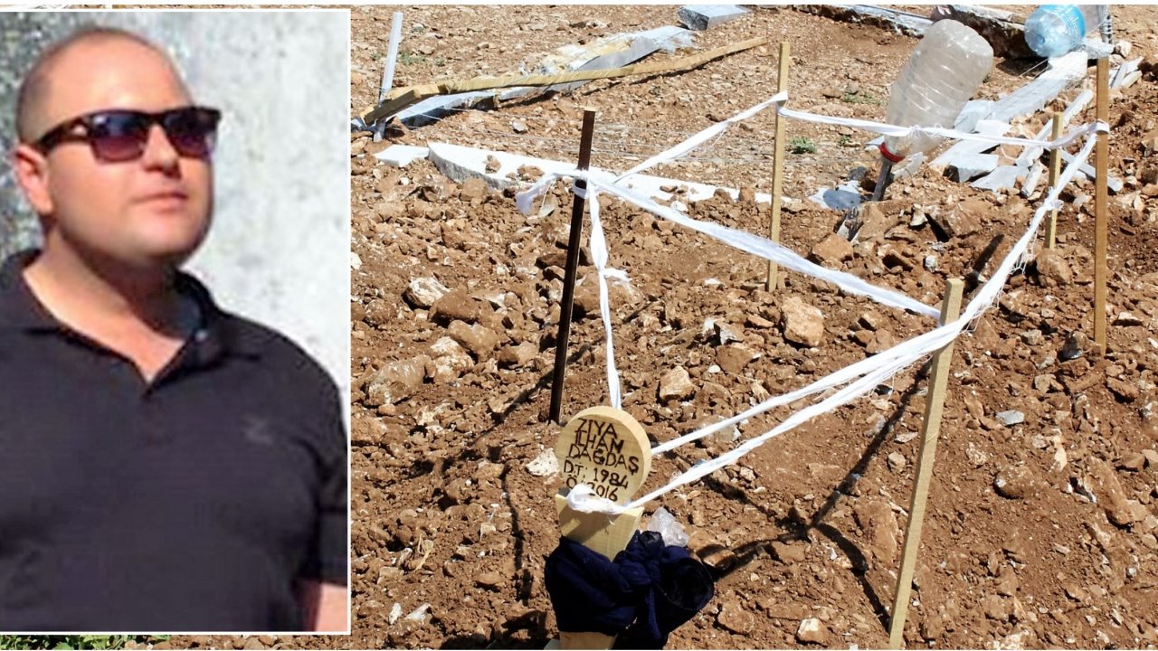 ŞEHİT BAŞÇAVUŞ KİMSESİZLER MEZARLIĞINA GÖMÜLDÜ