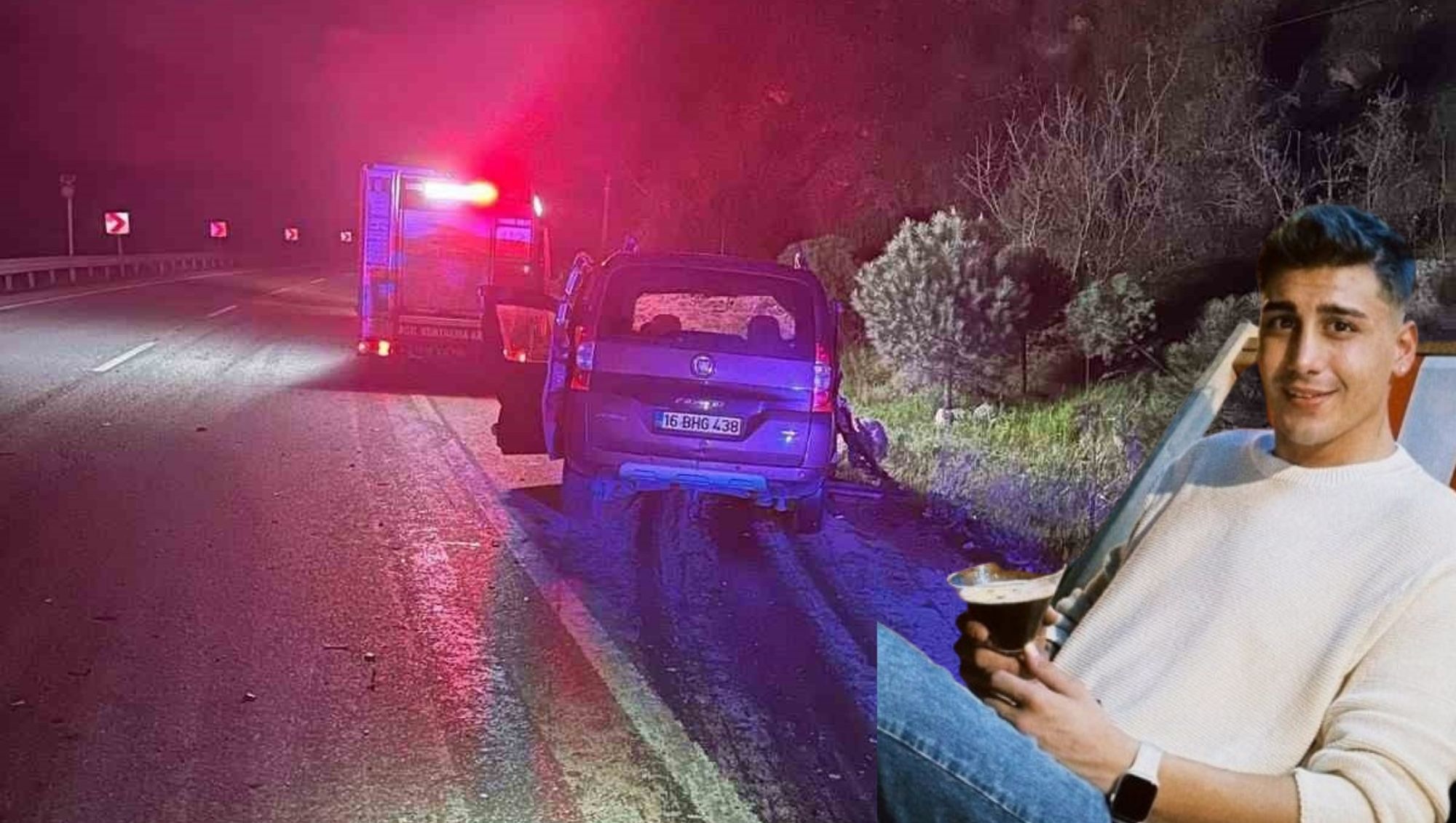 Tıra Arkadan Çarpan Genç Hayatını Kaybetti