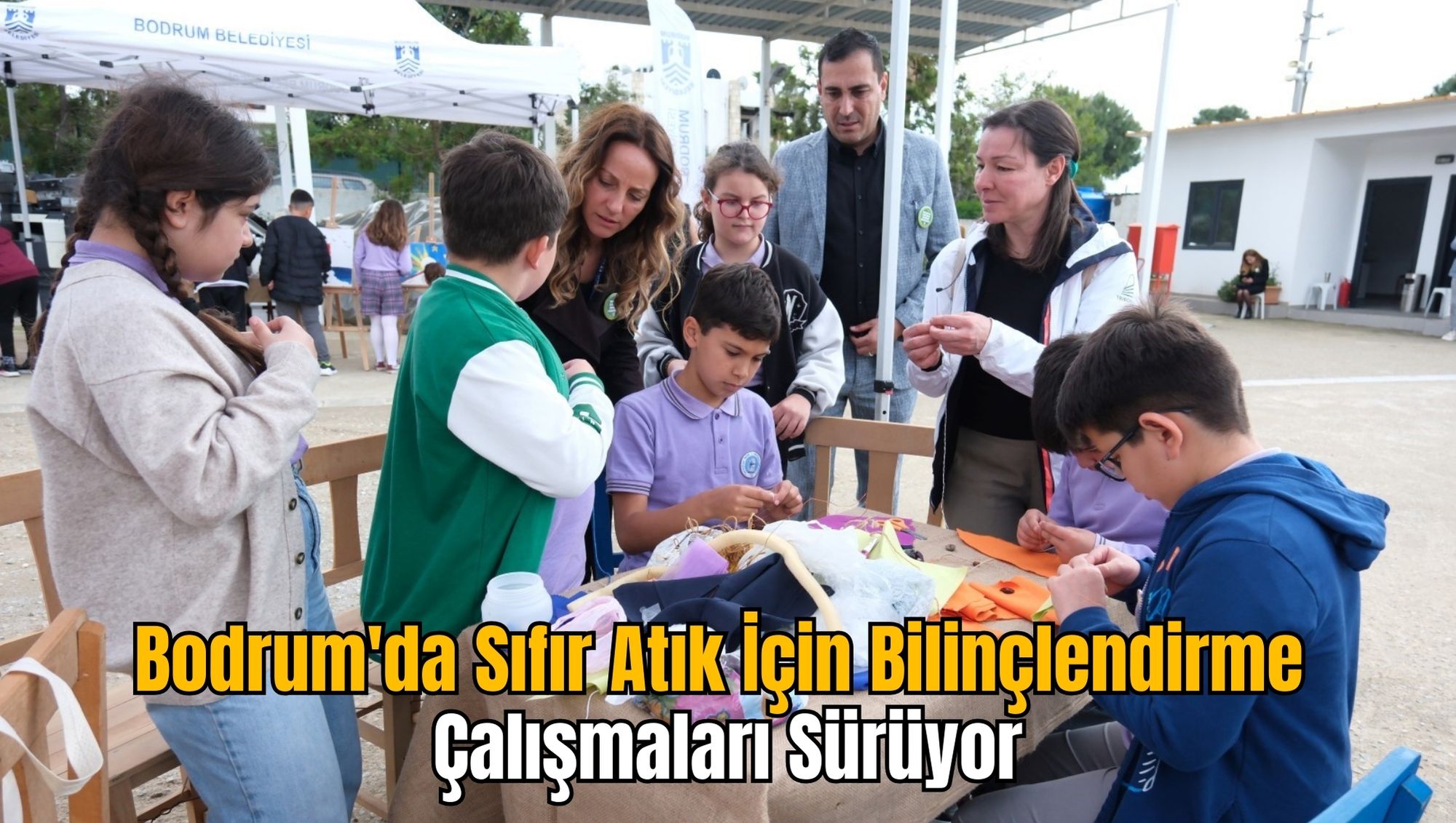 Bodrum'da Sıfır Atık İçin Bilinçlendirme Çalışmaları Sürüyor