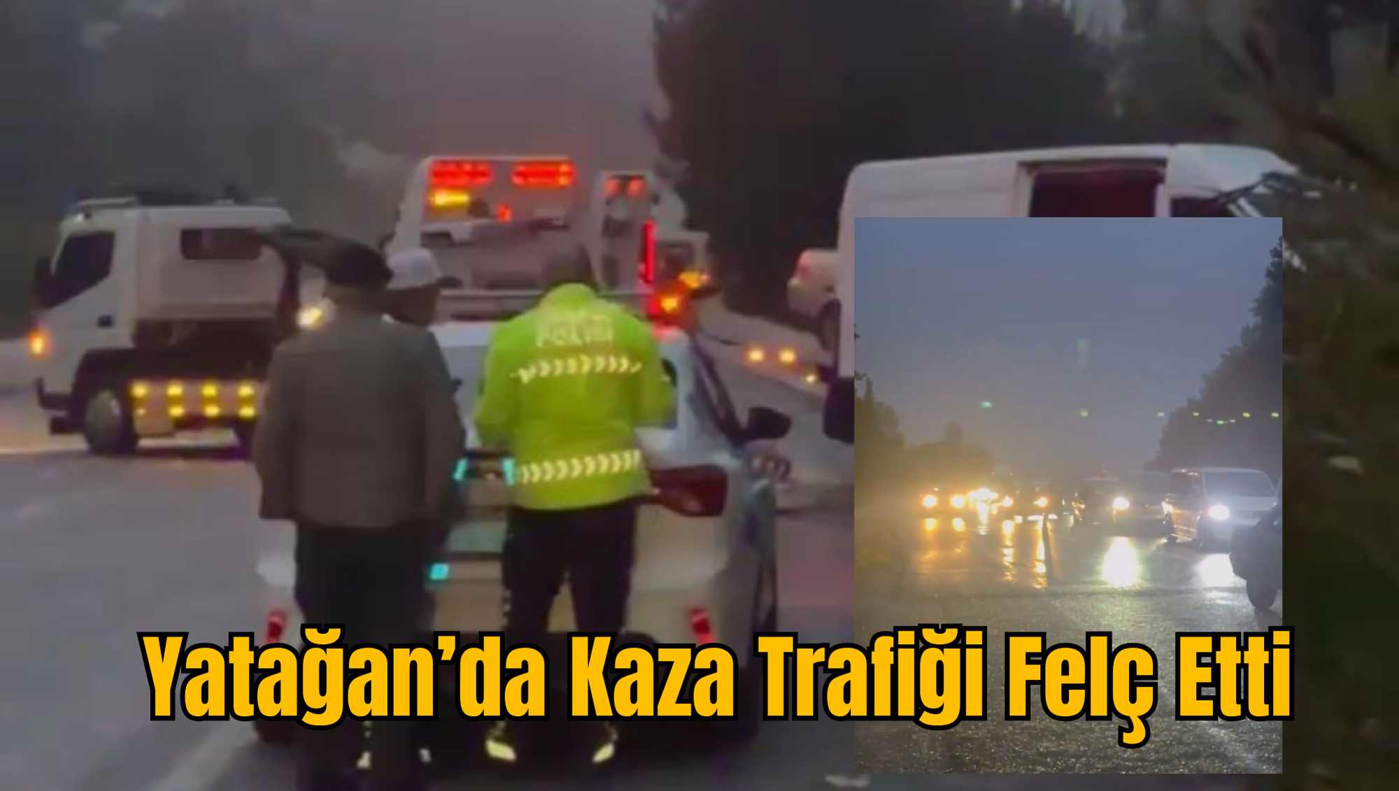 Yatağan’da Kaza Trafiği Felç Etti