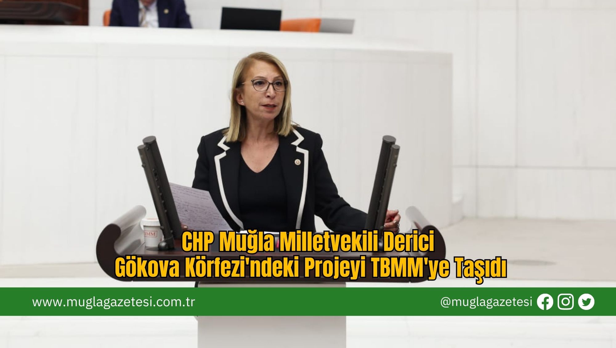 CHP Muğla Milletvekili Derici, Gökova Körfezi'ndeki Projeyi TBMM'ye Taşıdı