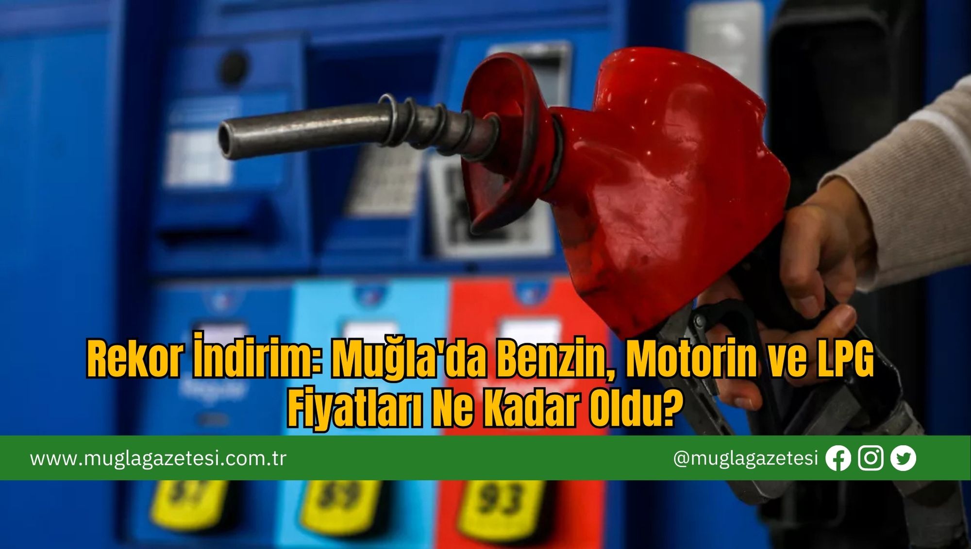 Rekor İndirim: Muğla'da Benzin, Motorin ve LPG Fiyatları Ne Kadar Oldu?