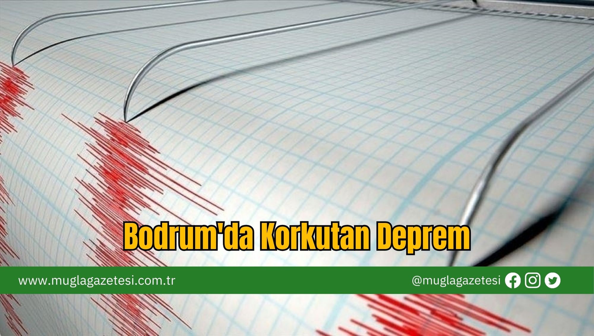 Bodrum'da Korkutan Deprem