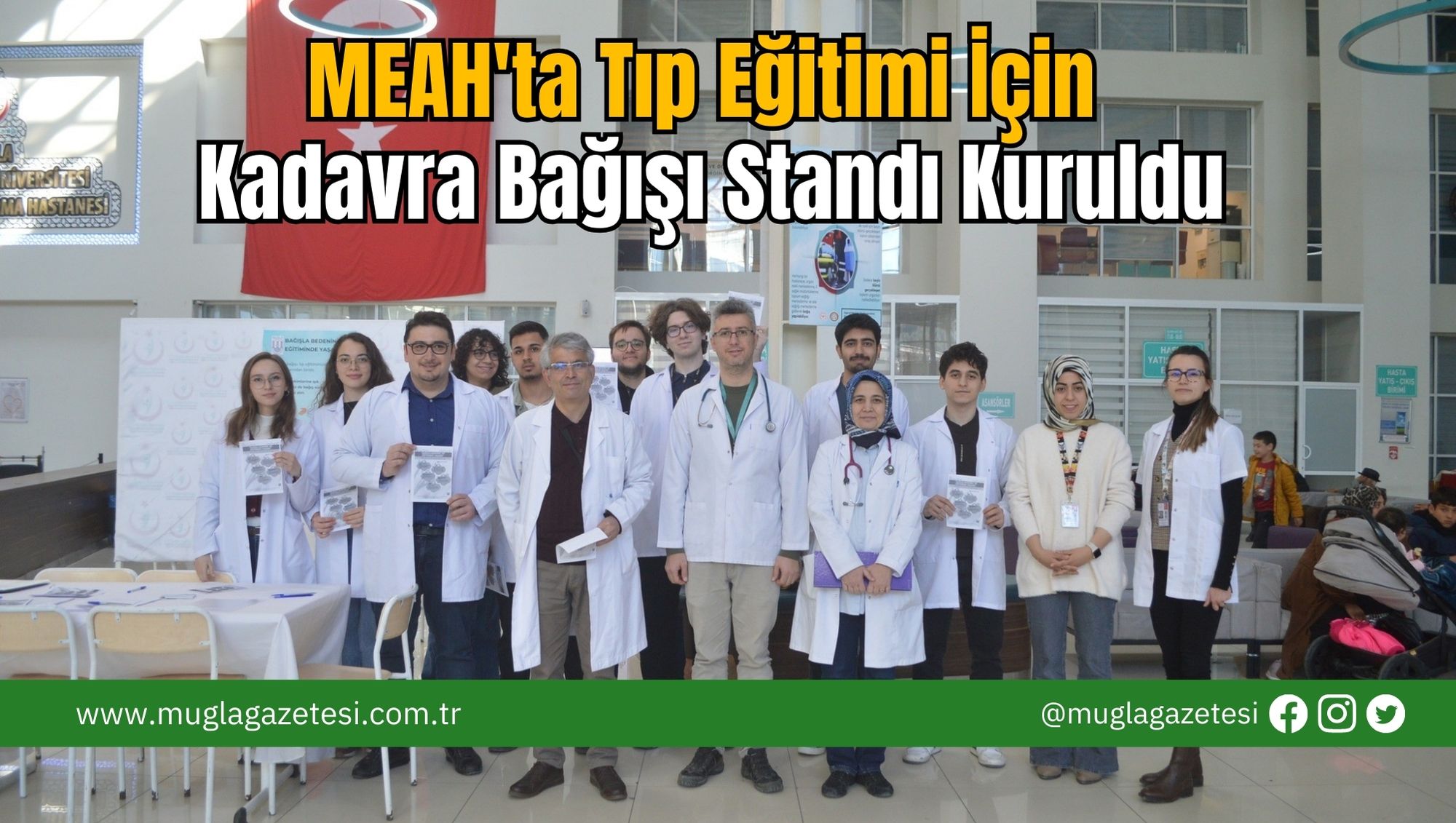 MEAH'ta Tıp Eğitimi İçin Kadavra Bağışı Standı Kuruldu