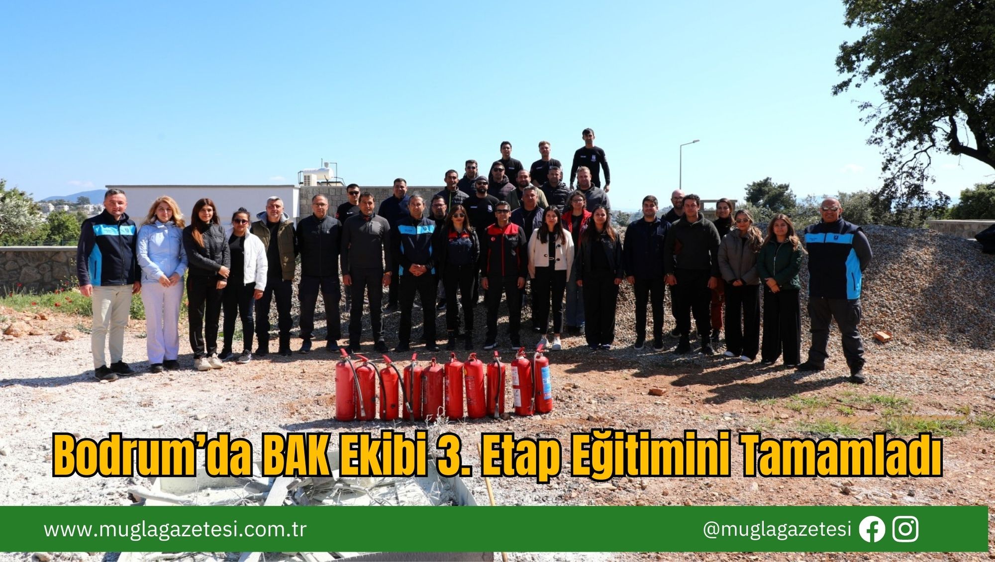 Bodrum’da BAK Ekibi 3. Etap Eğitimini Tamamladı