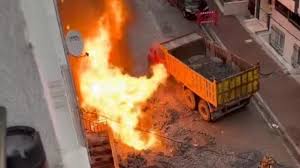 Doğalgaz Borusu Patladı: 2 İşçi Yaralandı