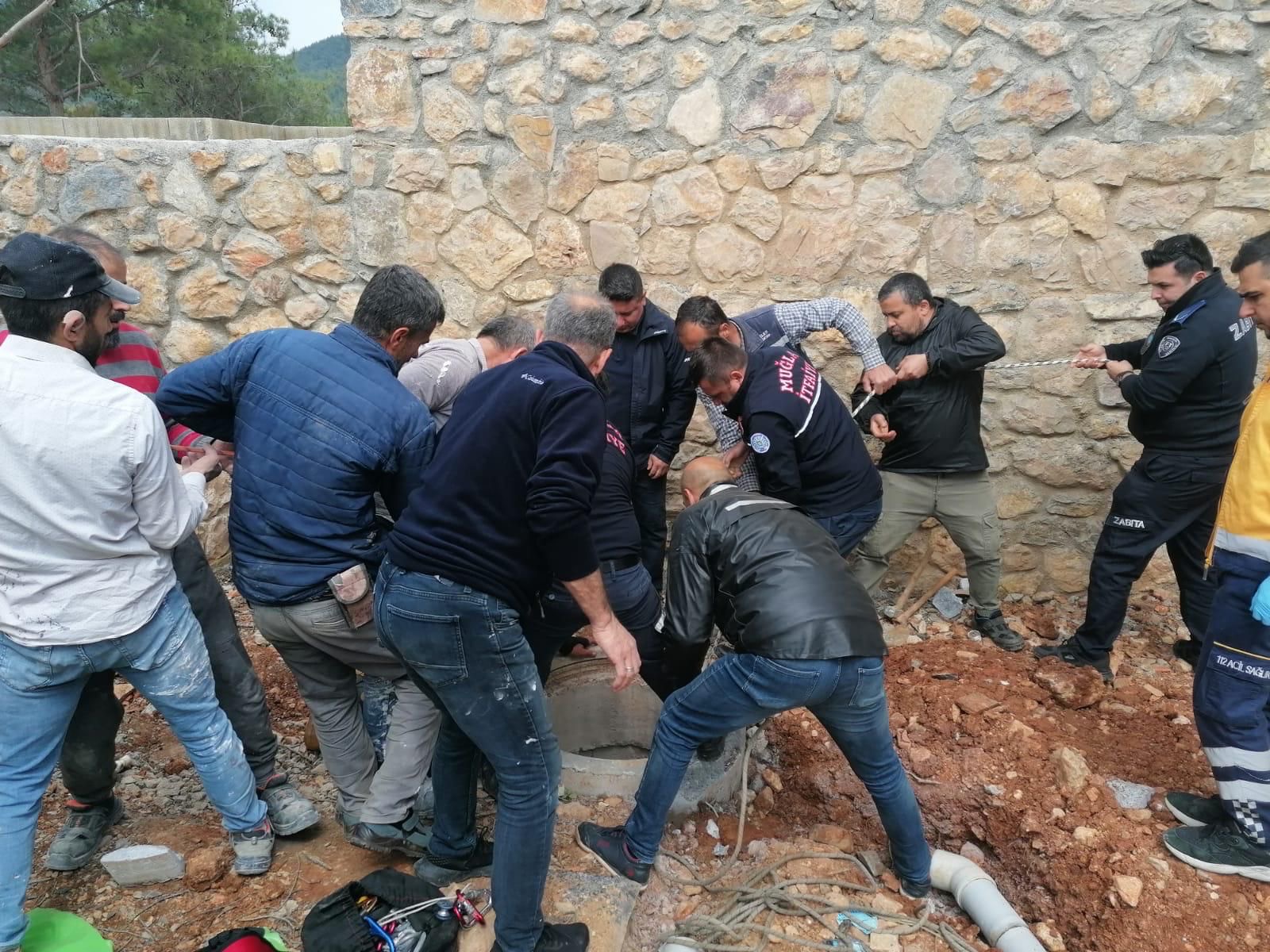 Bodrum'da İtfaiyeden Nefes Kesen Kurtarma Operasyonu