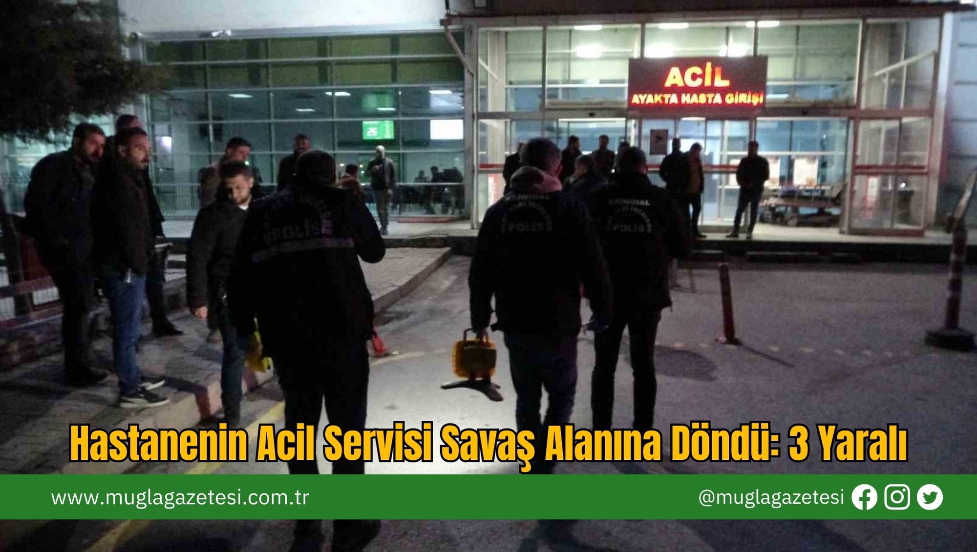 Hastanenin Acil Servisi Savaş Alanına Döndü: 3 Yaralı