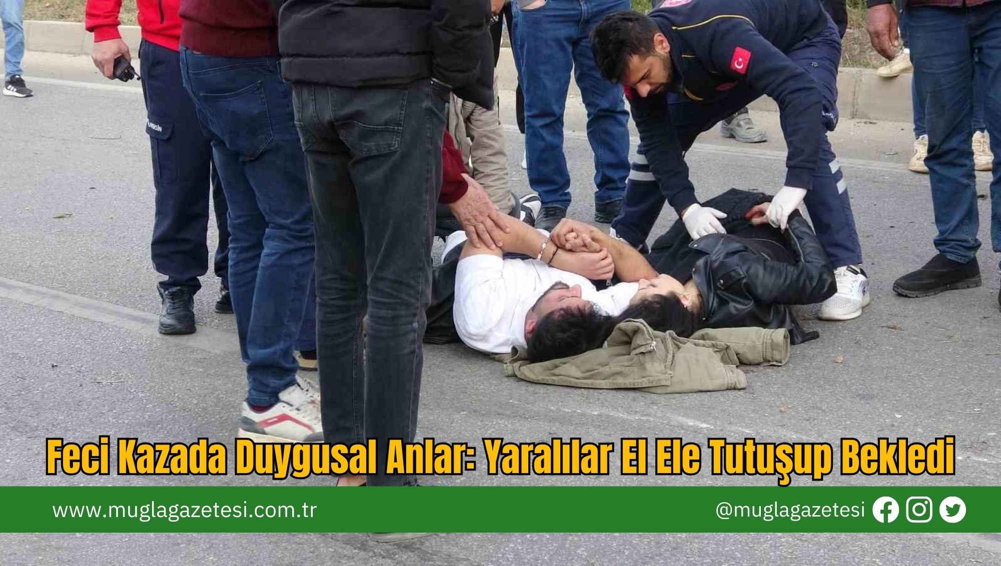 Feci Kazada Duygusal Anlar: Yaralılar El Ele Tutuşup Bekledi