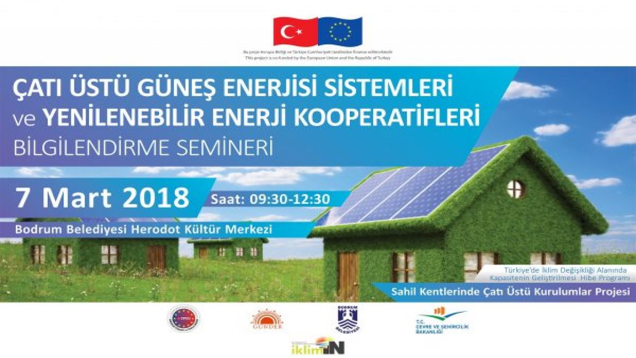 Yenilenebilir enerji konulu seminer düzenleniyor
