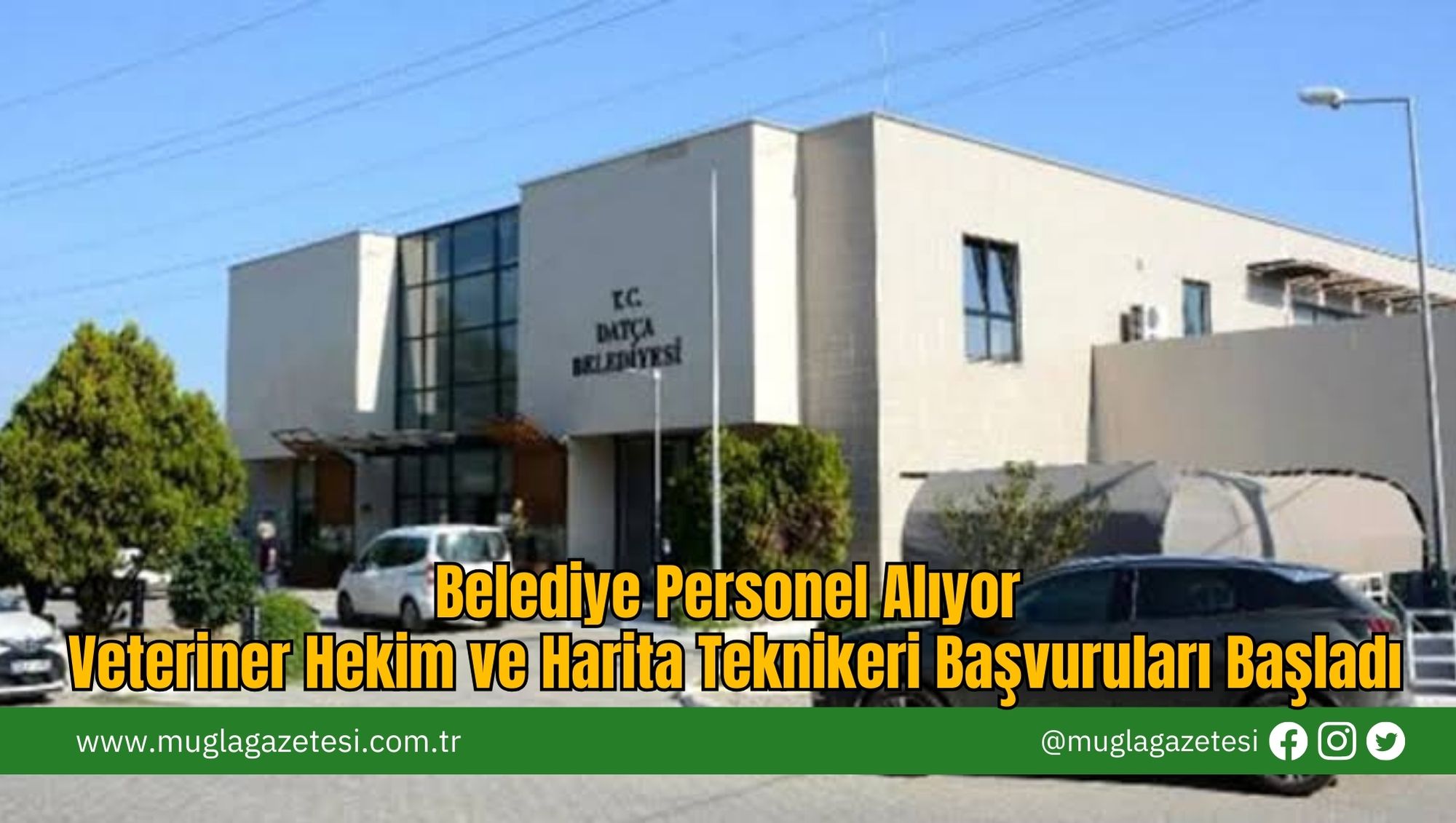 Belediye Personel Alıyor: Veteriner Hekim ve Harita Teknikeri Başvuruları Başladı