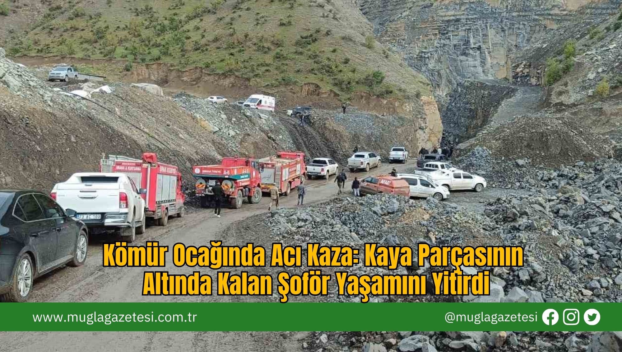 Kömür Ocağında Acı Kaza: Kaya Parçasının Altında Kalan Şoför Yaşamını Yitirdi