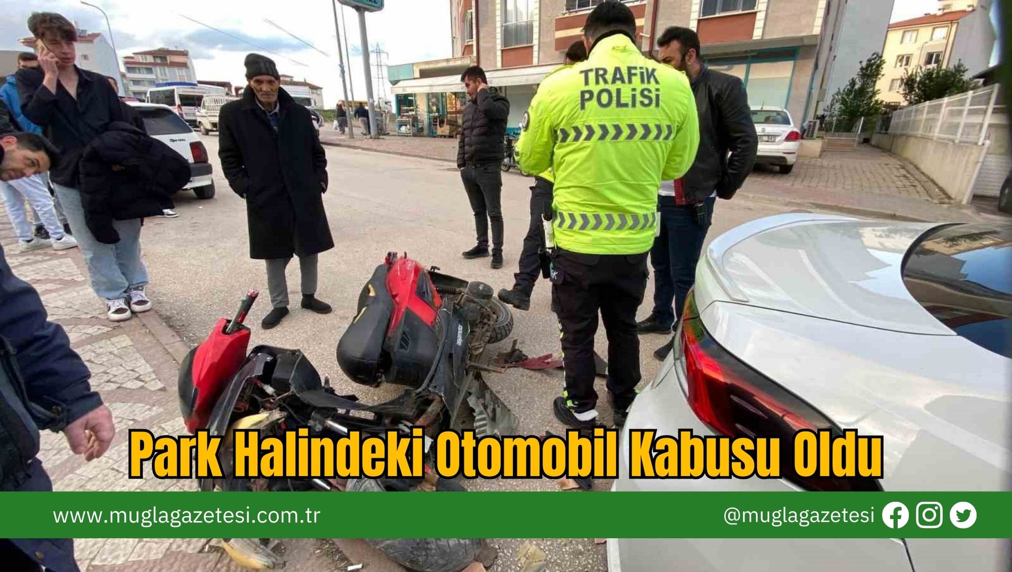 Park Halindeki Otomobil Kabusu Oldu