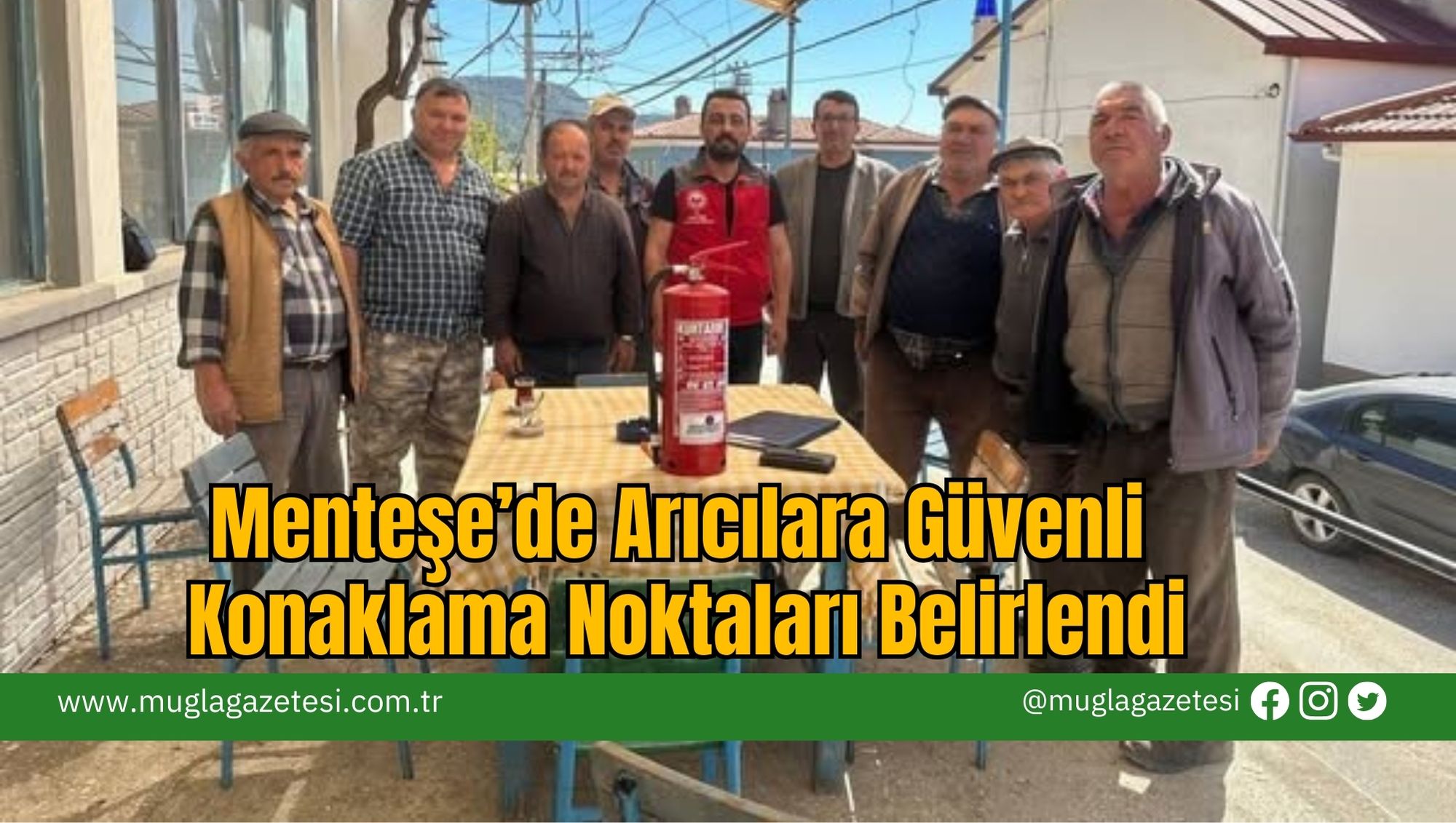 Menteşe’de Arıcılara Güvenli Konaklama Noktaları Belirlendi