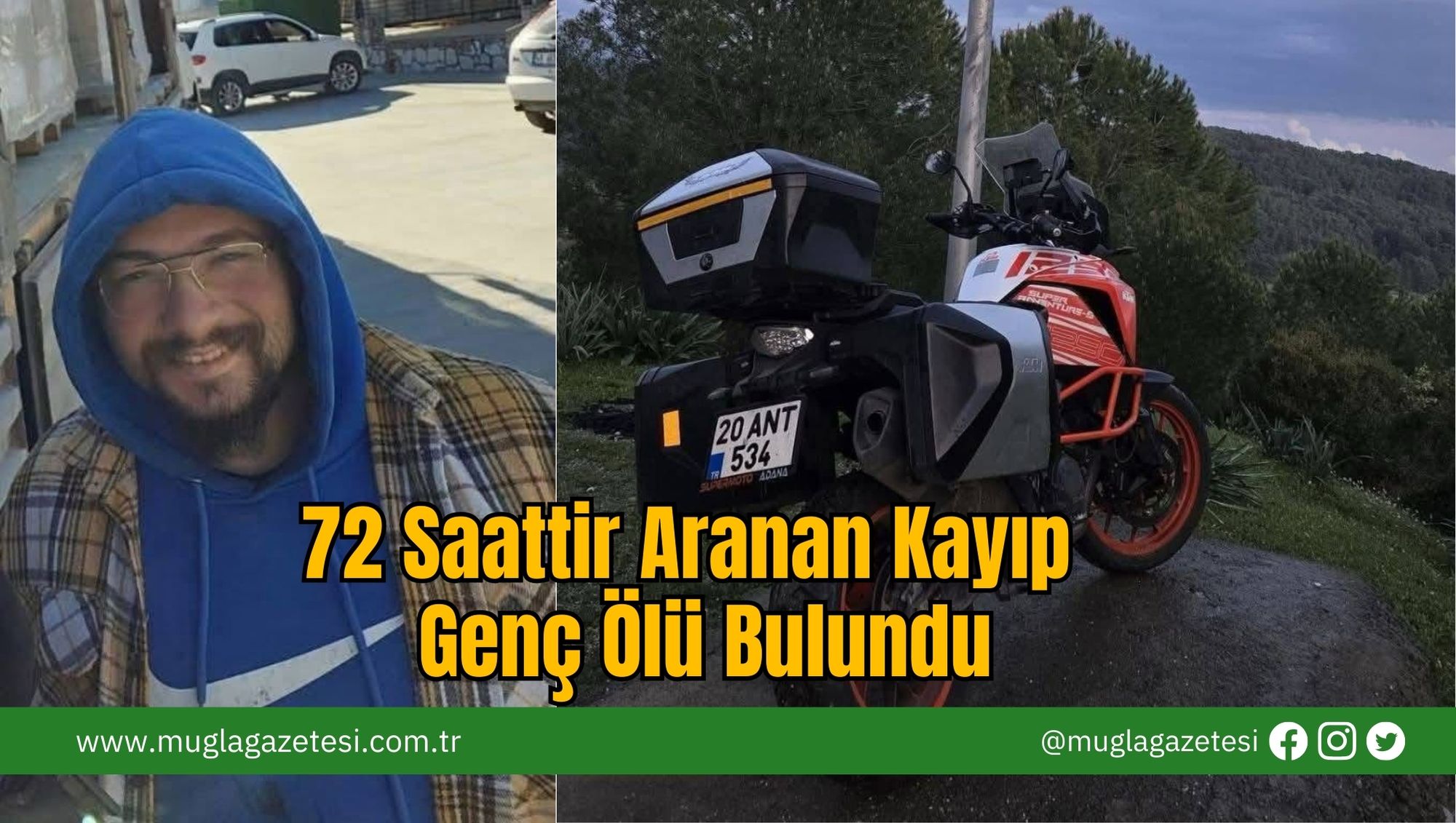 Muğla'da 72 Saattir Aranan Kayıp  Genç Ölü Bulundu