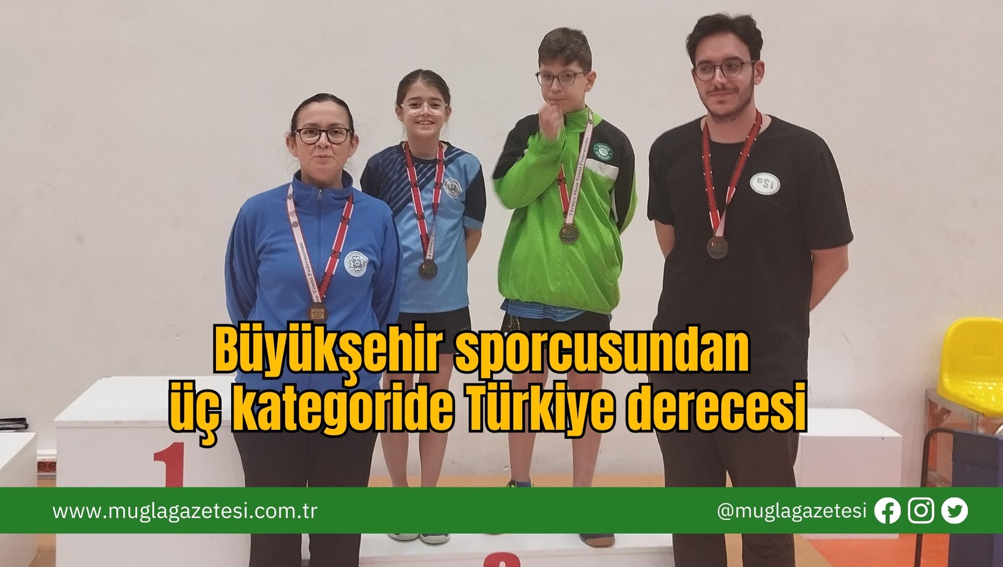 Büyükşehir Sporcusundan Üç Kategoride Türkiye Derecesi
