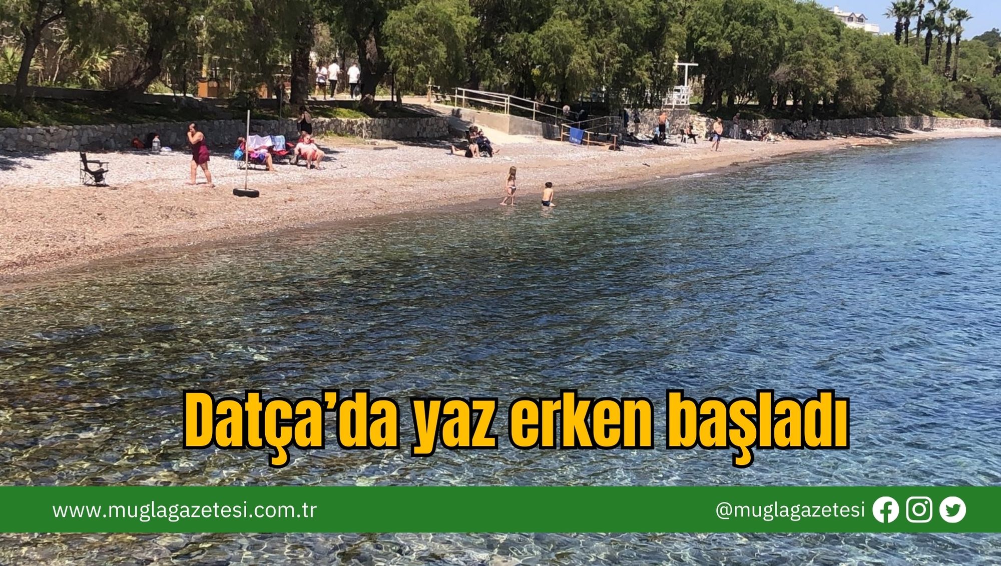 Datça’da yaz erken başladı