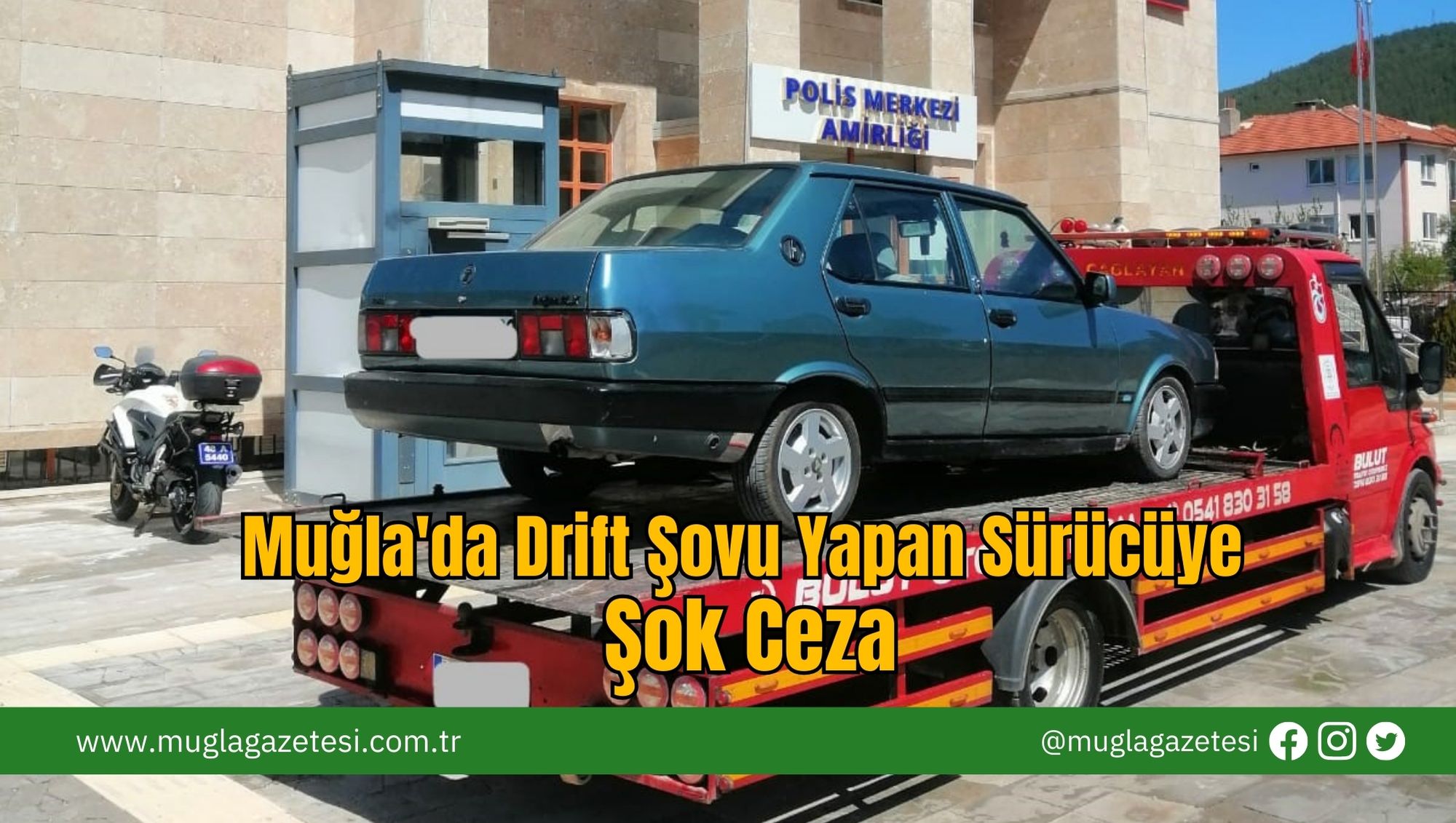 Muğla'da Drift Şovu Yapan Sürücüye Şok Ceza