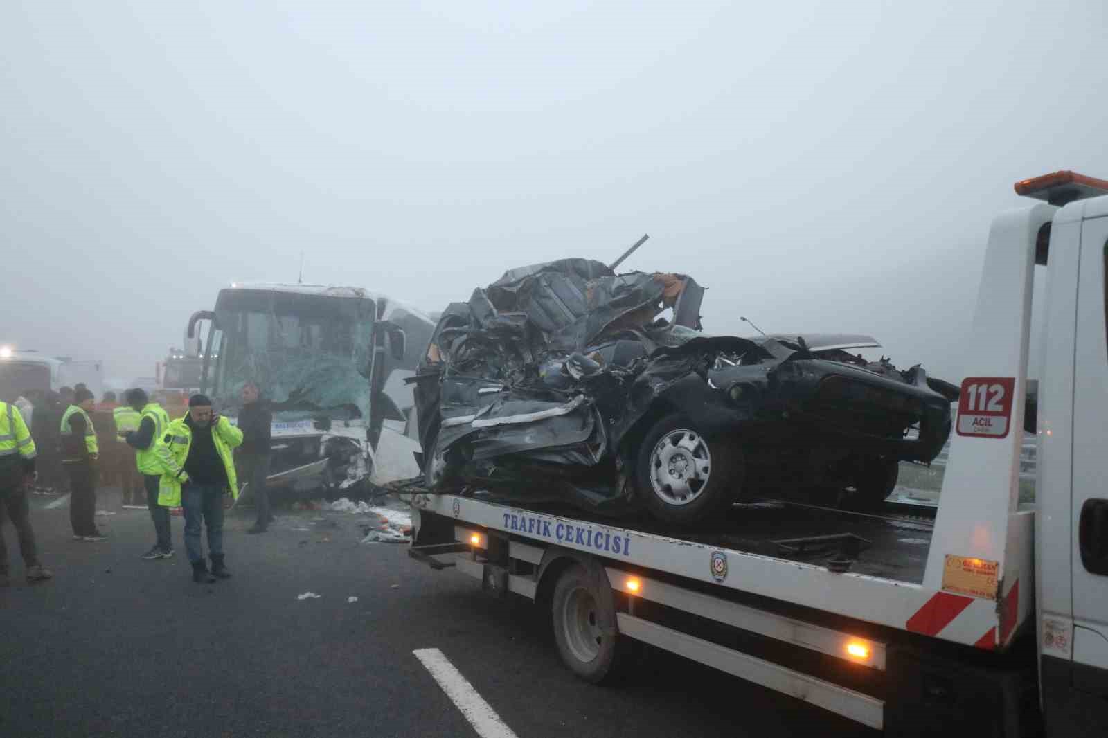 11 kişinin öldüğü katliam gibi kaza