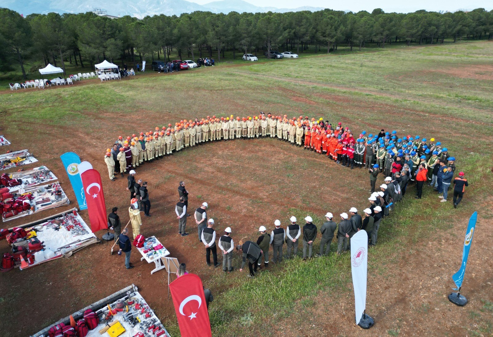 Fethiye’de yangın ekiplerinin iş başı eğitimleri yapıldı