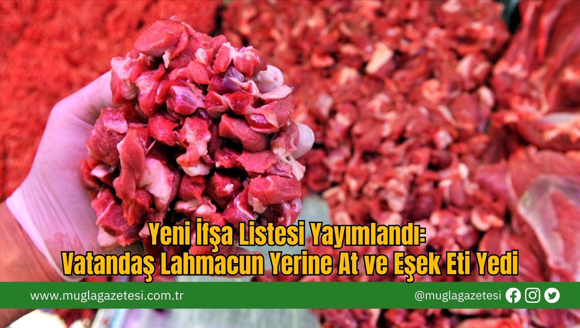 Yeni İfşa Listesi Yayımlandı: Vatandaş Lahmacun Yerine At ve Eşek Eti Yedi