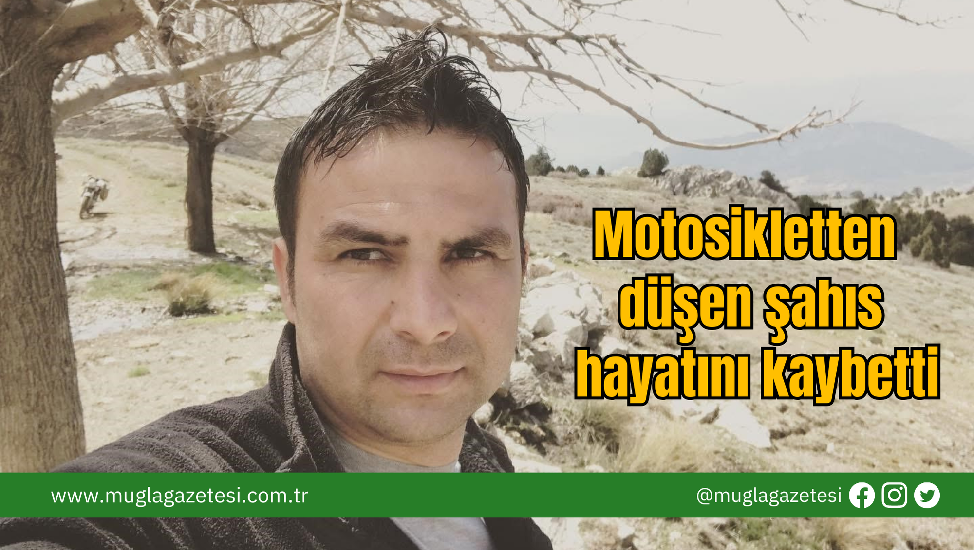 Motosikletten düşen şahıs hayatını kaybetti