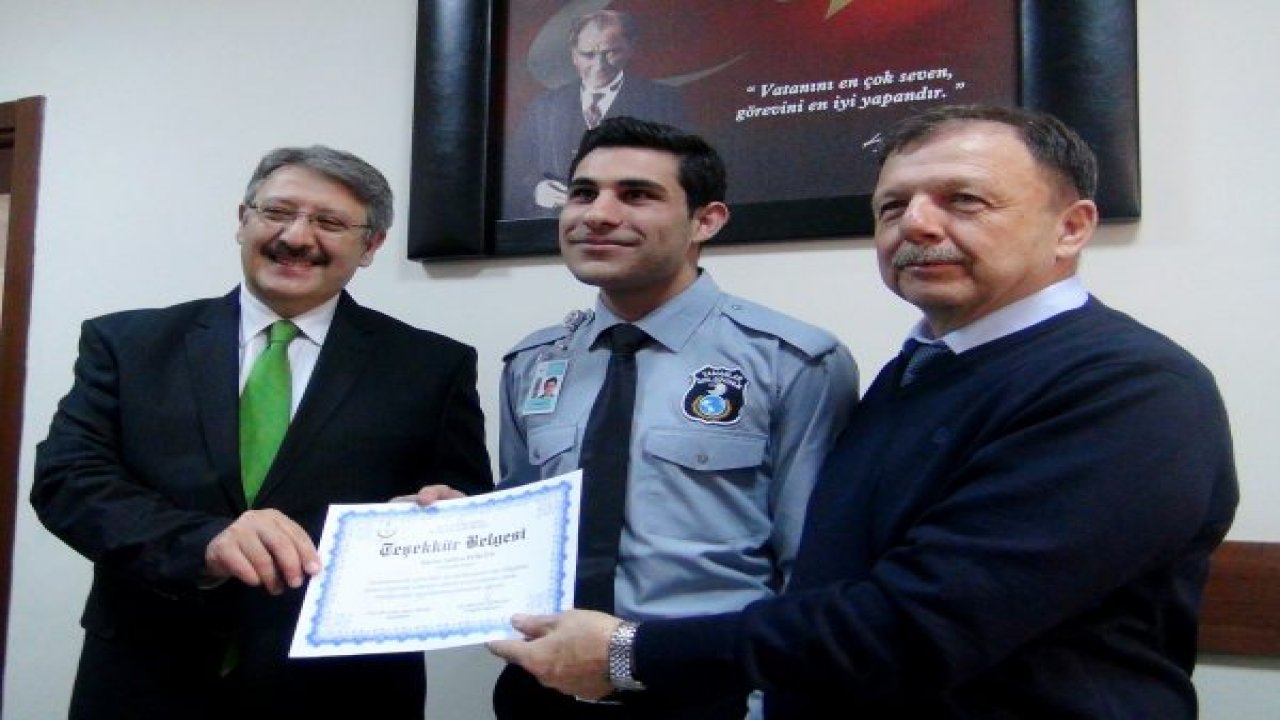 Güvenlik görevlisinin hassasiyeti