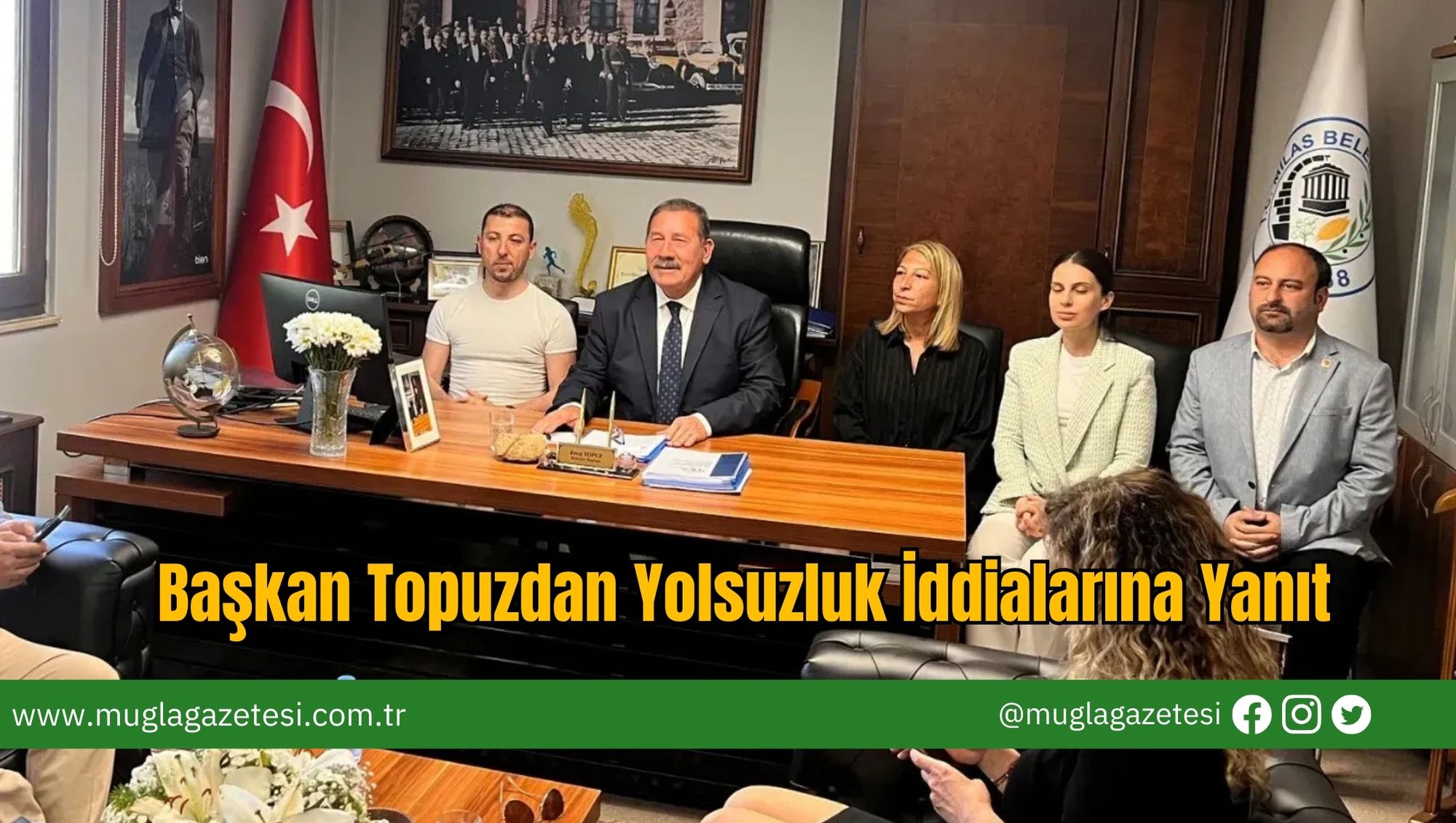 Başkan Topuzdan Yolsuzluk İddialarına Yanıt