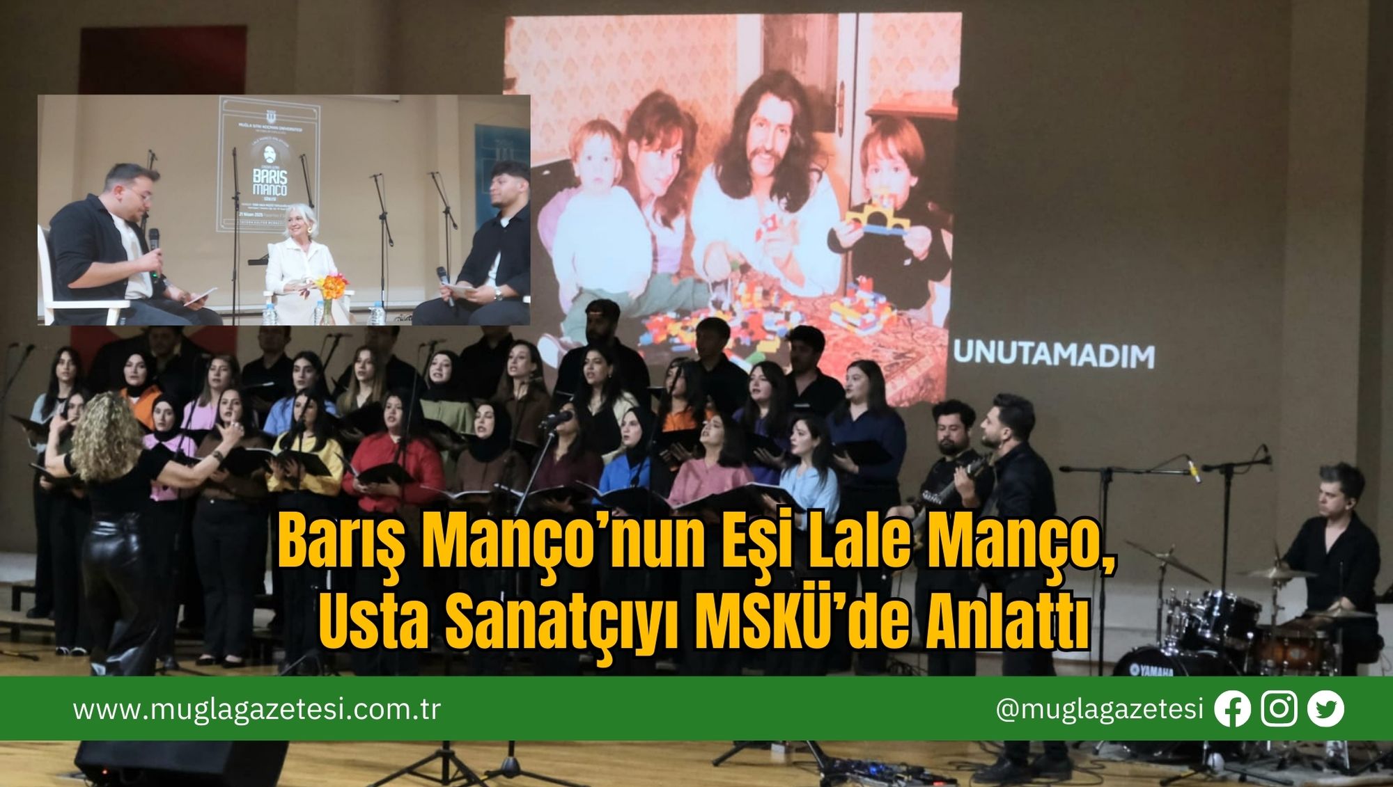 Barış Manço’nun Eşi Lale Manço, Usta Sanatçıyı MSKÜ’de Anlattı