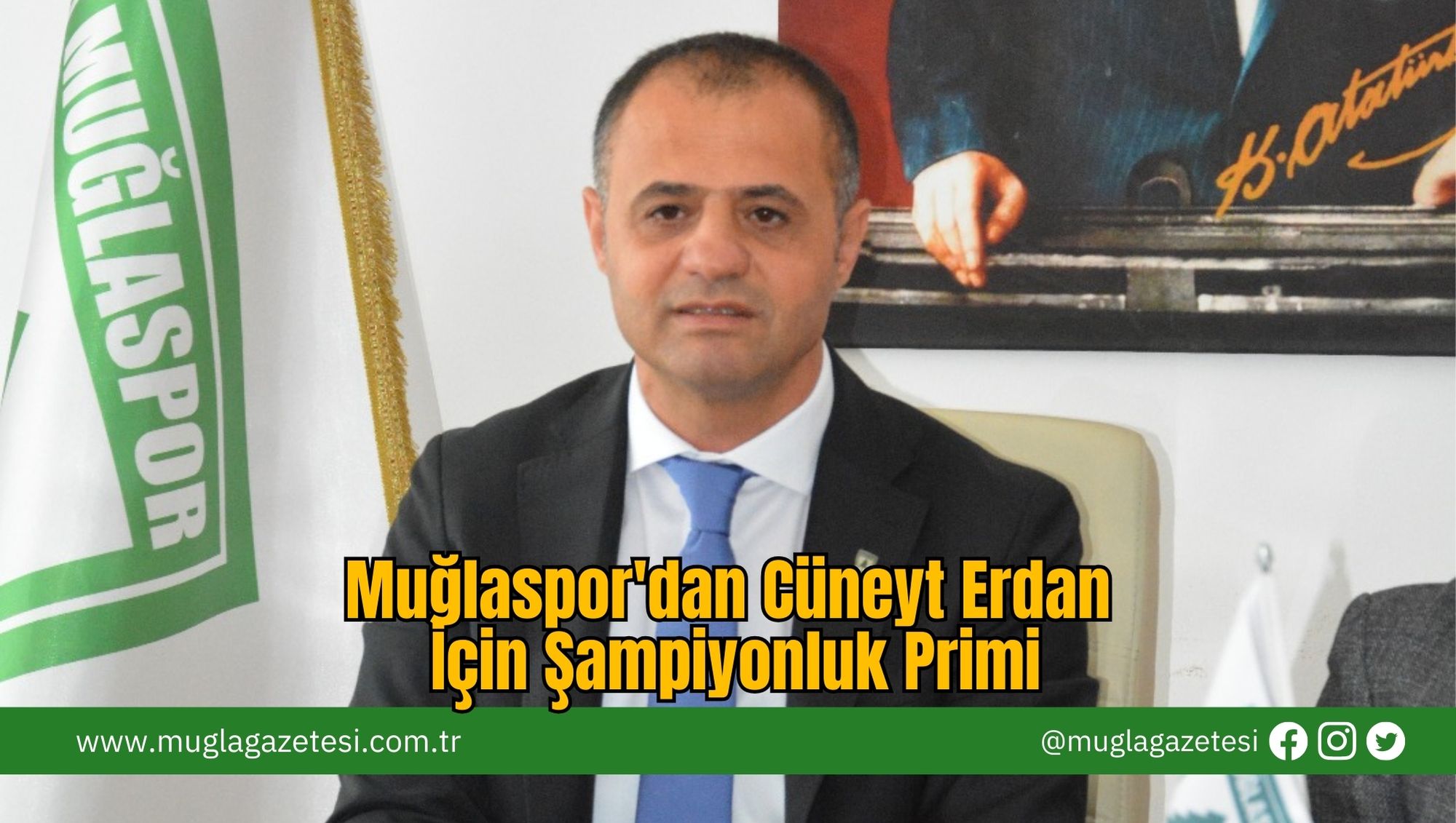 Muğlaspor'dan Cüneyt Erdan İçin Şampiyonluk Primi